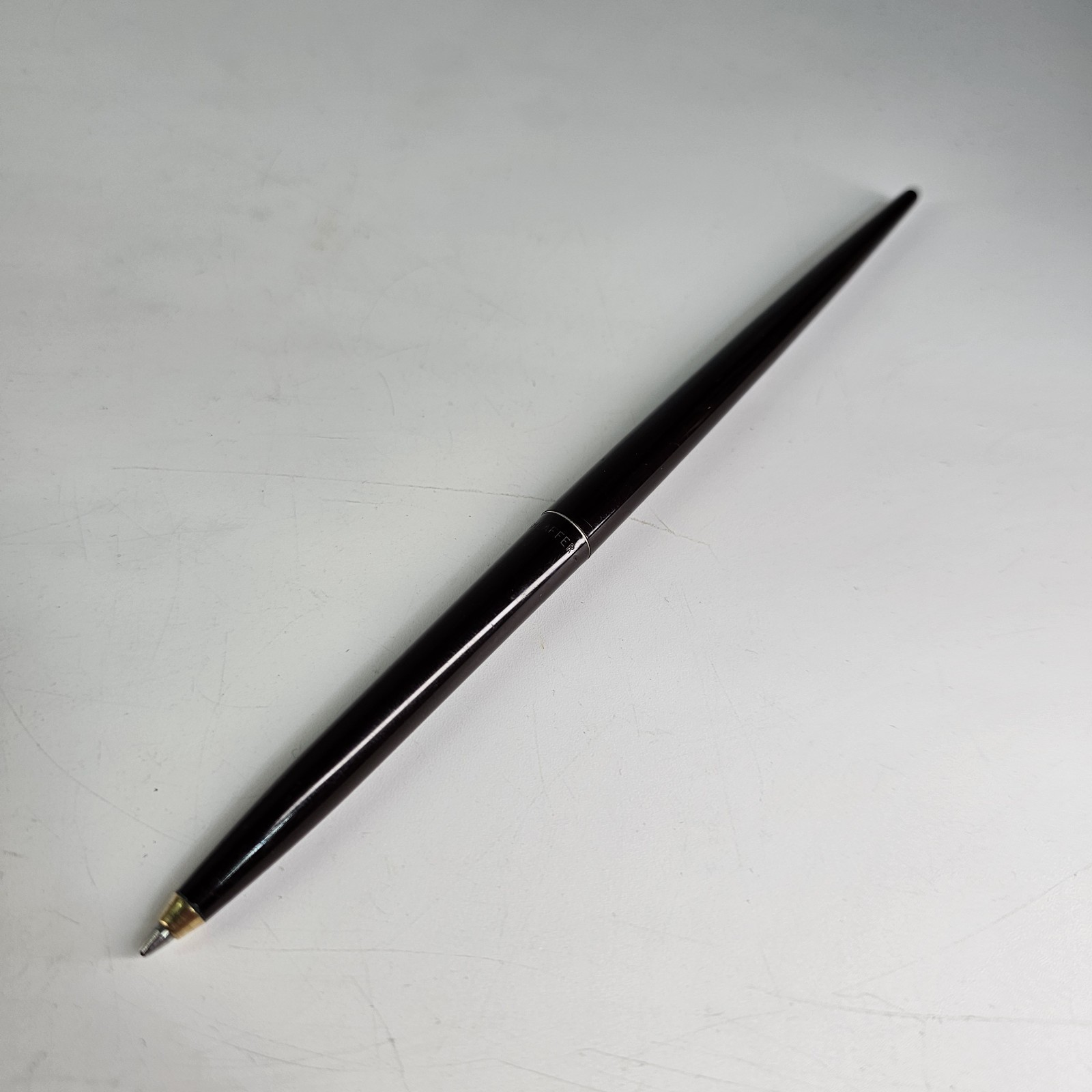 Vintage Sheaffer Brown Desk Ballpoint Desk Stationary Pen 7″ Made In USA