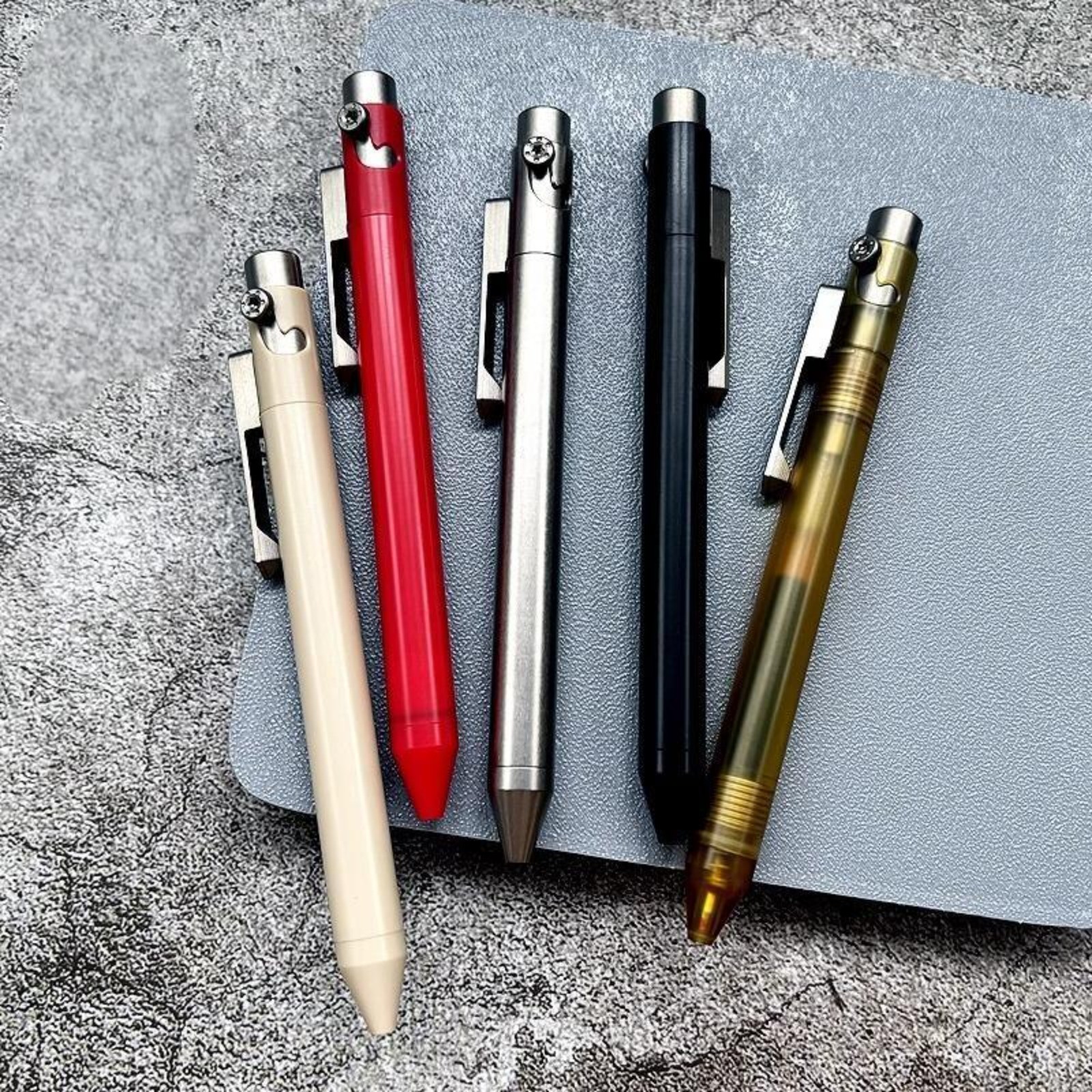 PEI PEEK POM Titanium Ballpoint Pen Signature Writing Pocket Pen Business Office