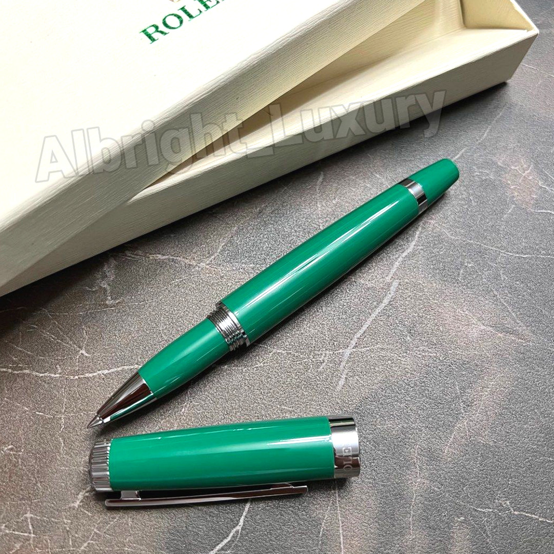 Rolex Emerald Executive Green Rollerball Pen AD VIP Gift