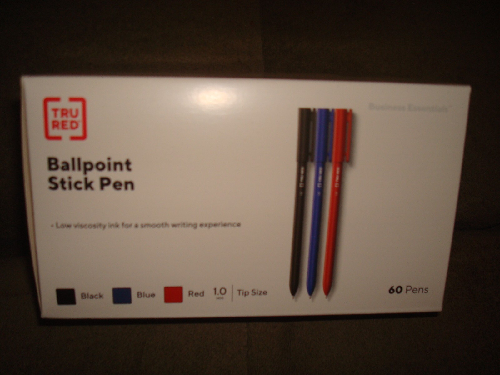 TRU RED BALLPOINT STICK PEN 60