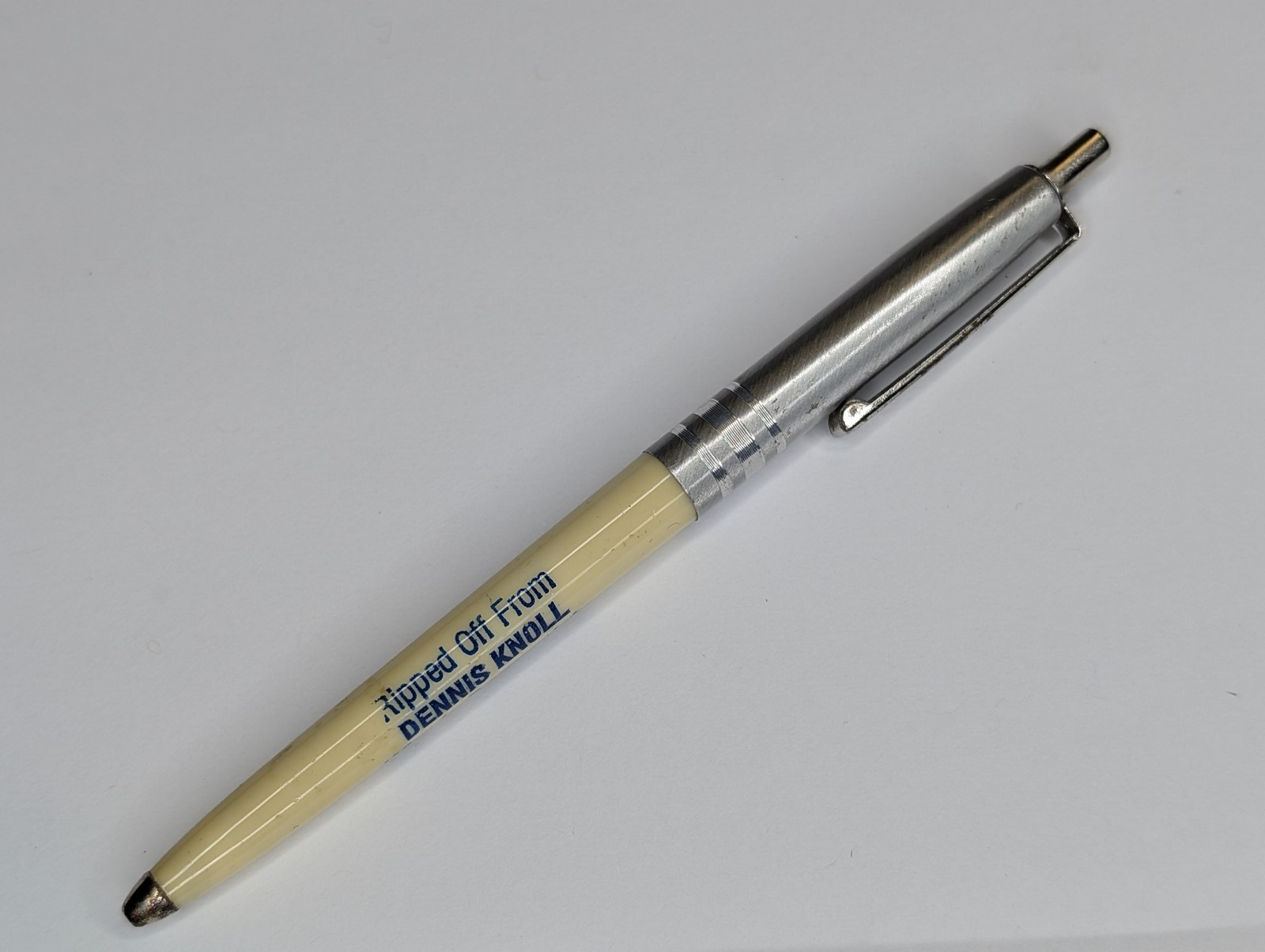 1970s Dennis Knoll Interstate 35 Standard Service Station Advertising Pen IA G22