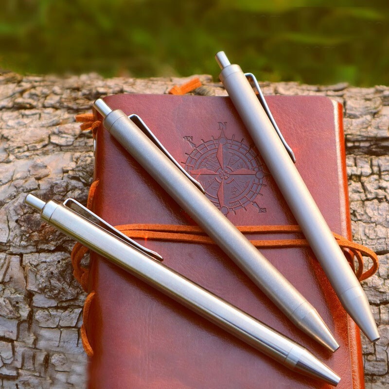 EDC Titanium Alloy Practical Ballpoint Pen Pocket Business Signature Pen Outdoor