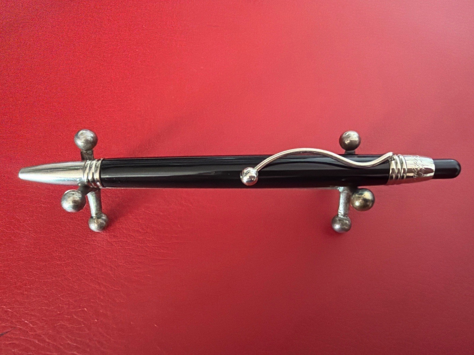 Jean Pierre Lepine Vintage France 1996 Indigo Black Lacquer Sfera Pen
