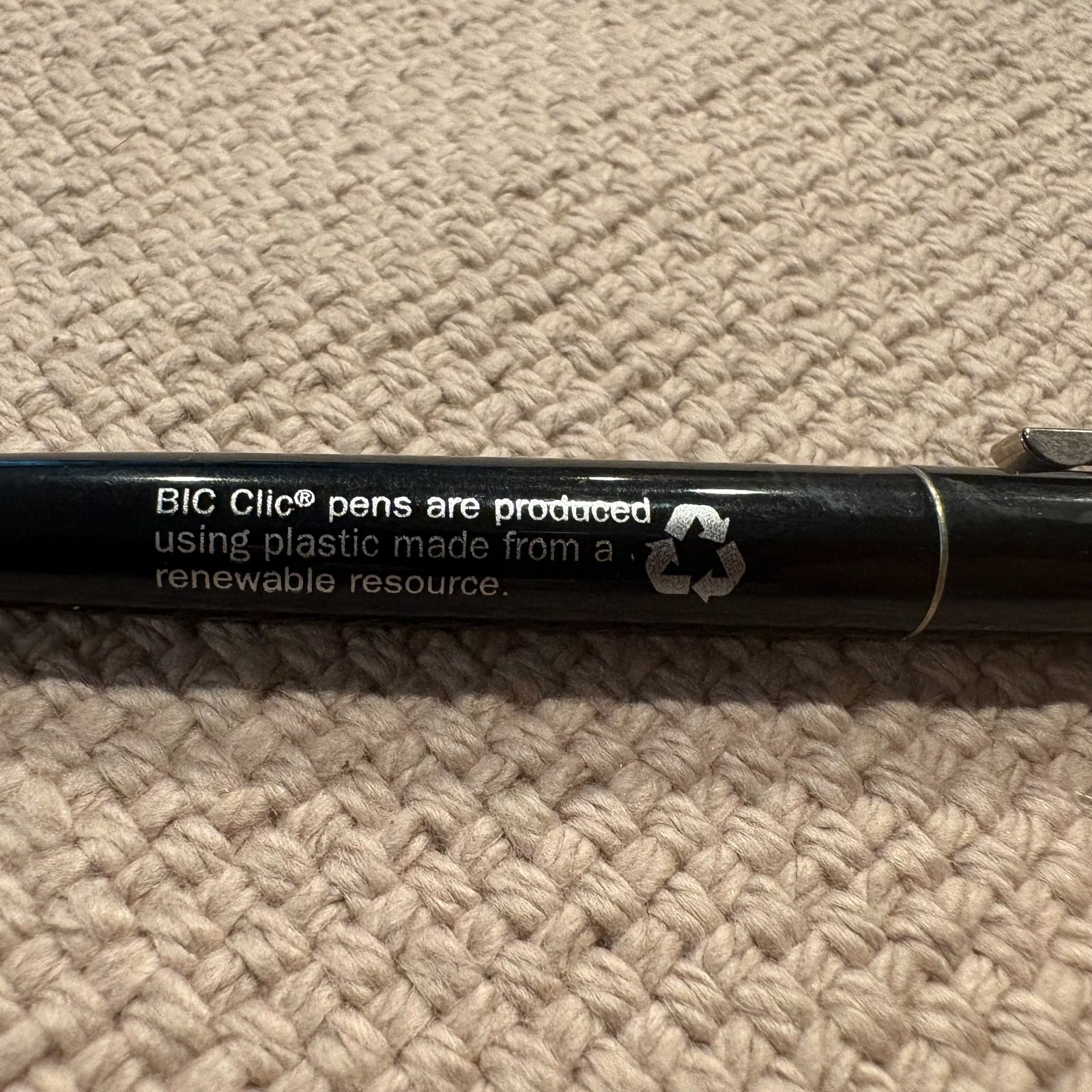 Vintage Bic Clic Pen Neiman Marcus Logo Advertising Made in Mexico – Still works