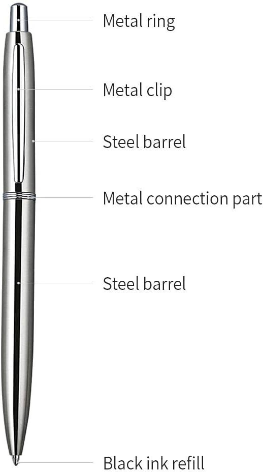 Ballpoint Pens Bulk – 1.0 Mm Medium Point Metal Pens for Journaling Gift Busines