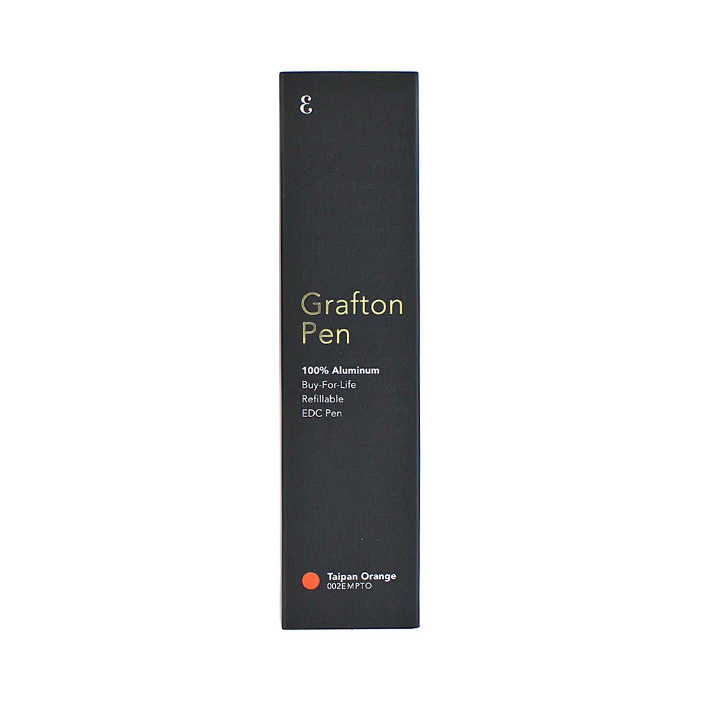 Everyman Grafton Ballpoint Pen, Taipan Orange