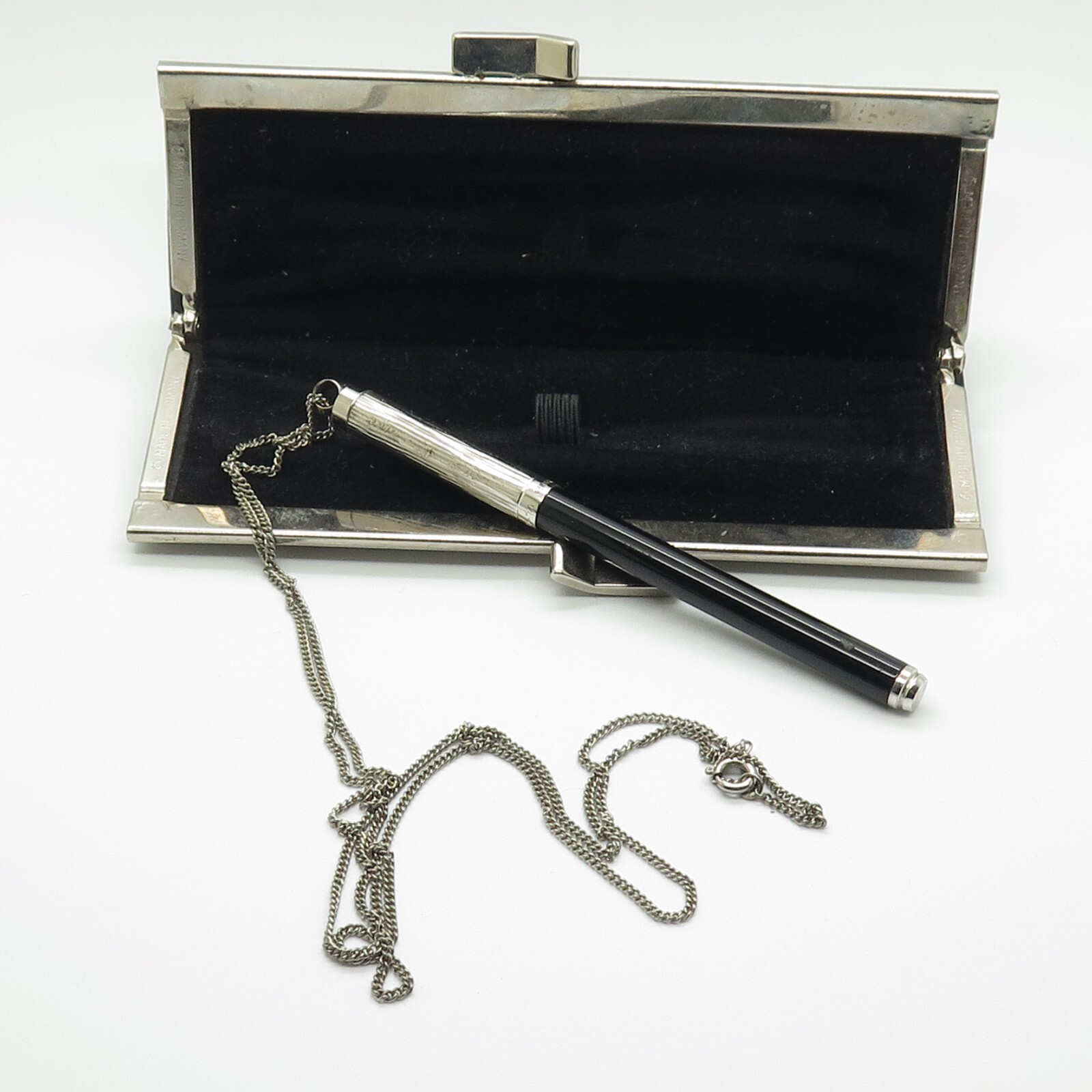 Vintage Waldmann Germany 925 Sterling Silver Pen with Case
