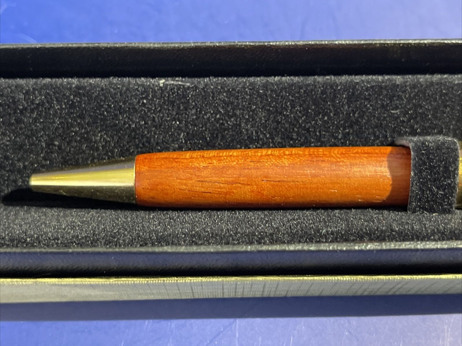 Videojet Branded Wood Ballpoint Advertising Pen (NIB) Vintage