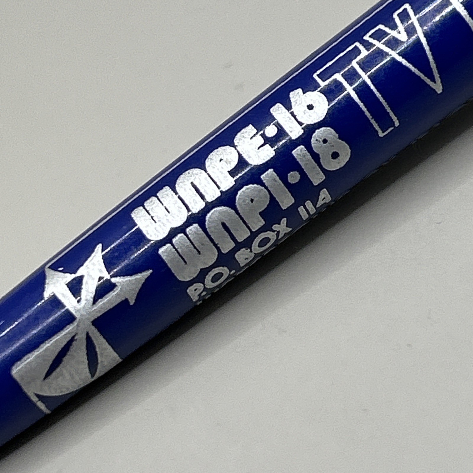 VTG Ballpoint Pen WNPE 16 WNPI 18 TV Watertown NY Television Station