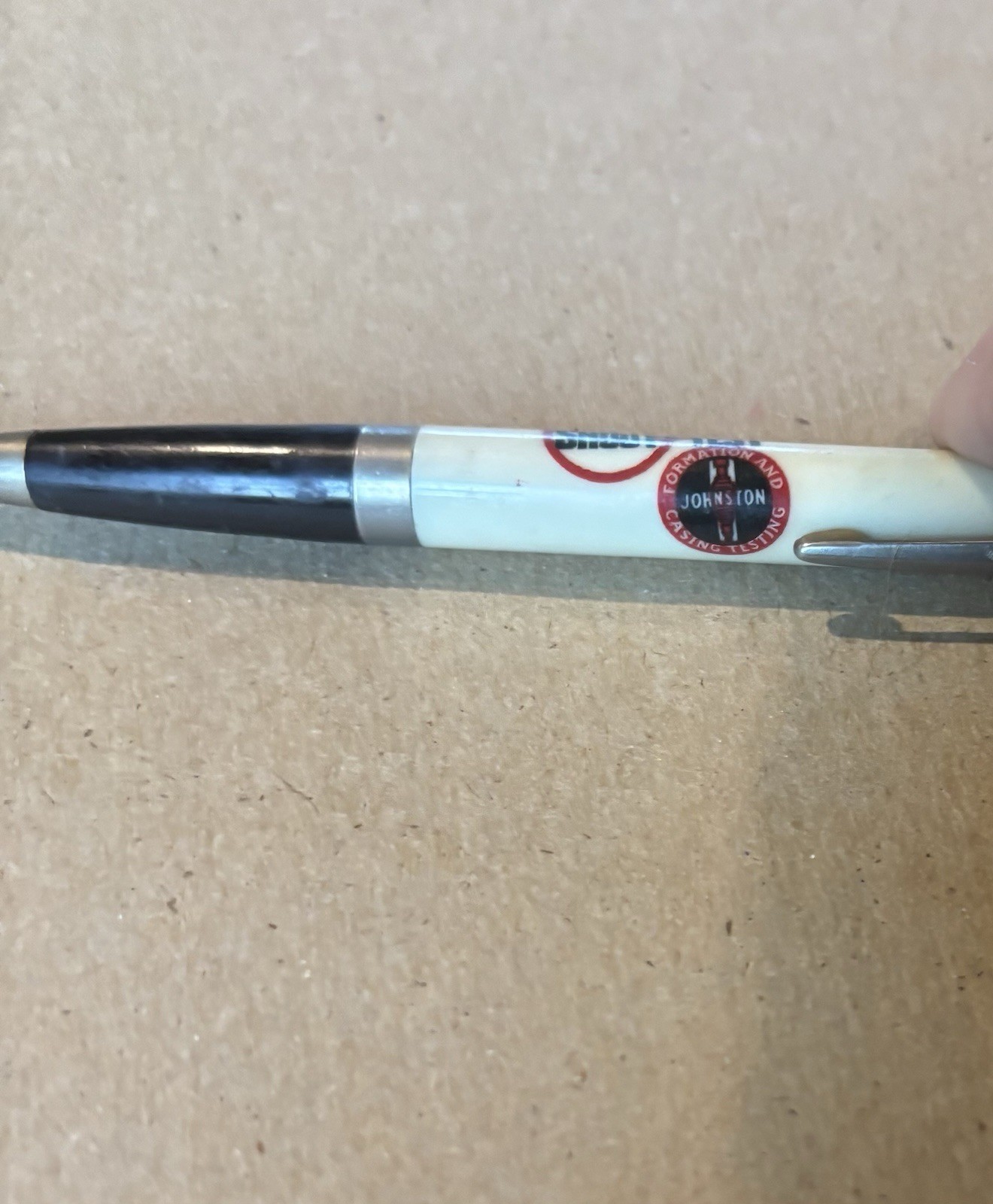 Johnston Oil Field Export Corp «Shoot Test» Mechanical pencil, pocket clip