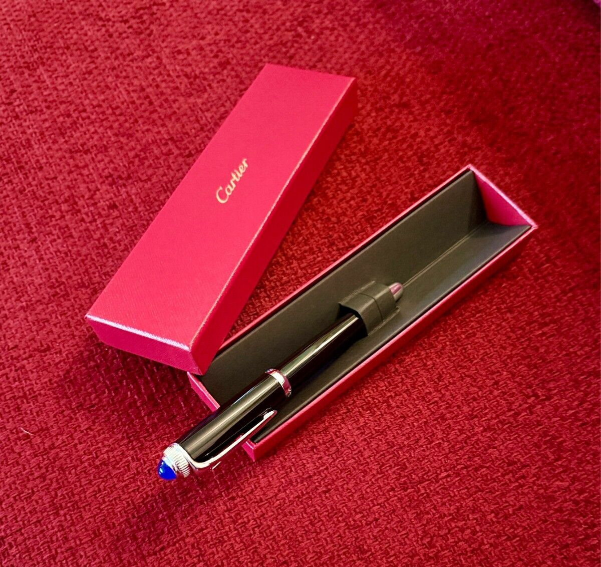 Cartier Palladium-Finish Rollerball Pen – New in Box | Luxury Advertising Gift