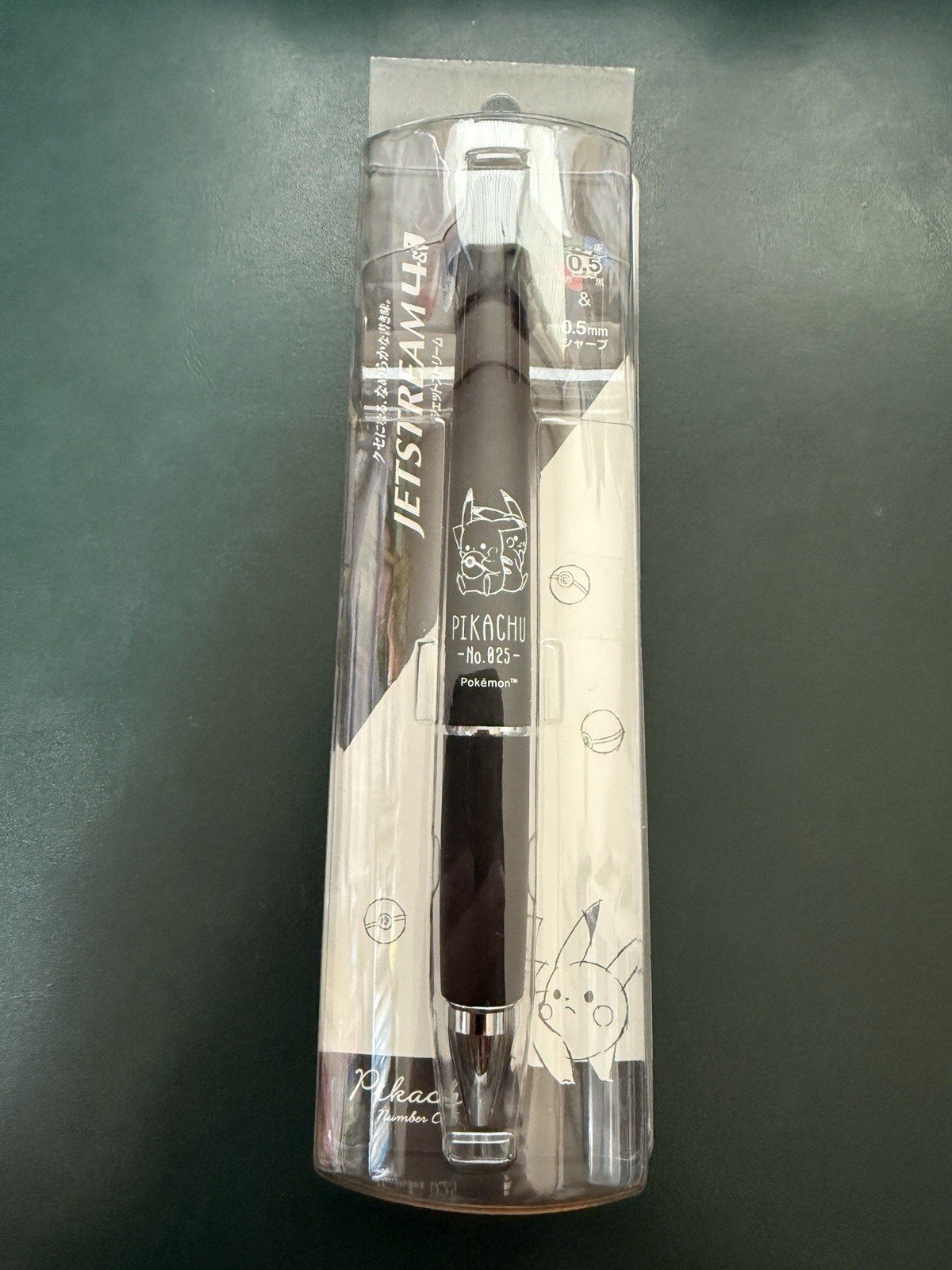 Jetstream 4&1 Pokemon Pikachu Ballpoint Pen (Black Red Blue Green) And Pen