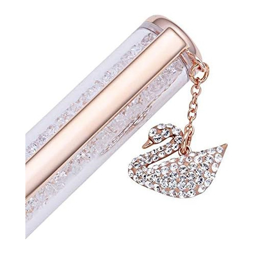 Swarovski Crystalline Ballpoint Pen, Swan, Rose Gold Tone Plated 5479552