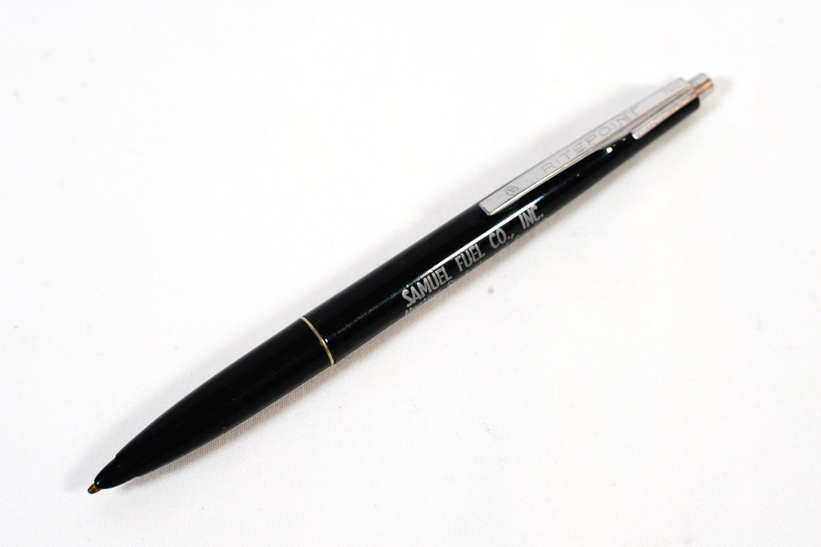 Samuel Fuel Co Scranton PA Vintage Ritepoint Advertising Rollerball Pen