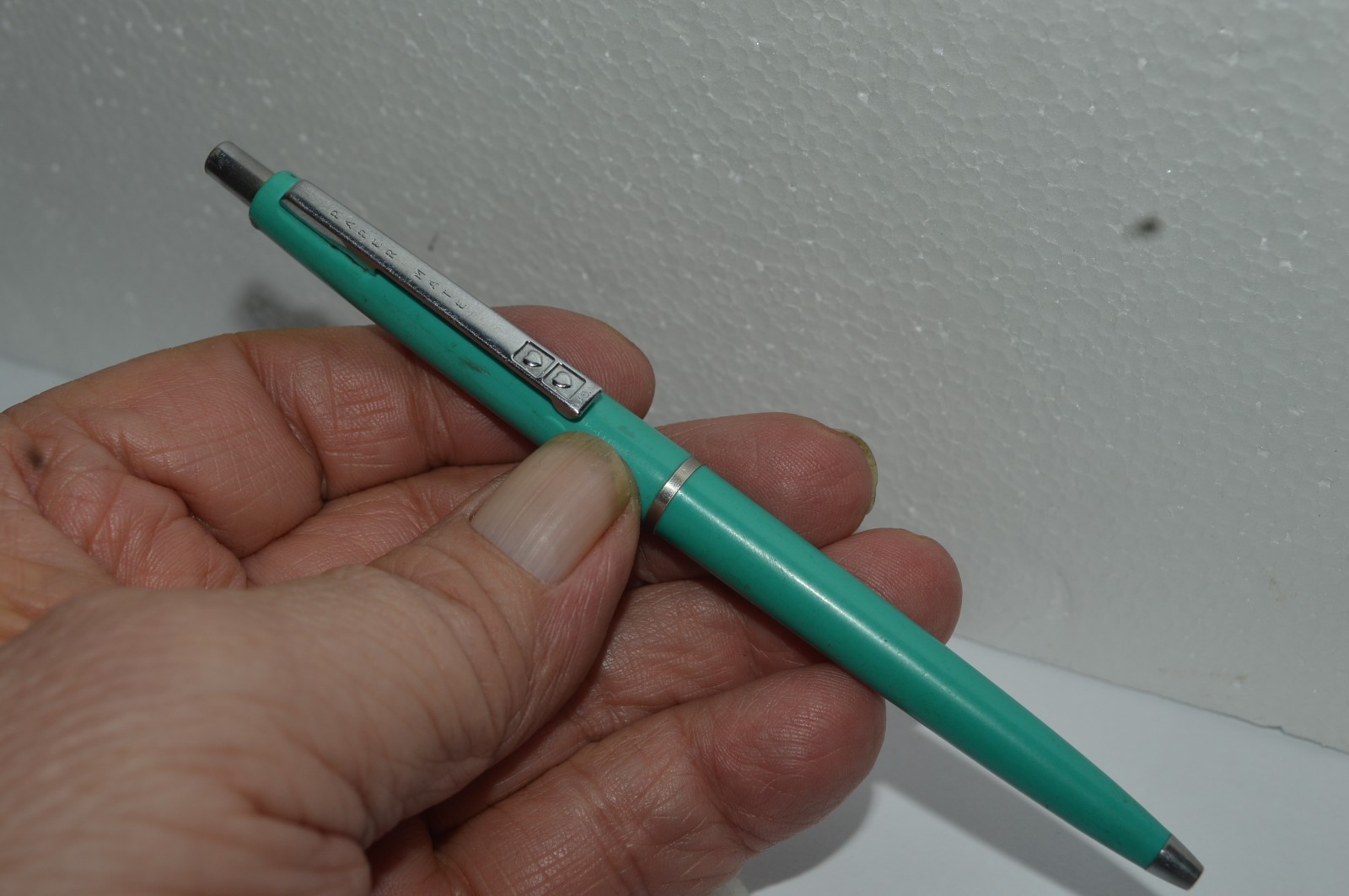 Paper Mate #355 MALIBU Ballpoint Pen Light Green Color Made In USA Circa 1980’s