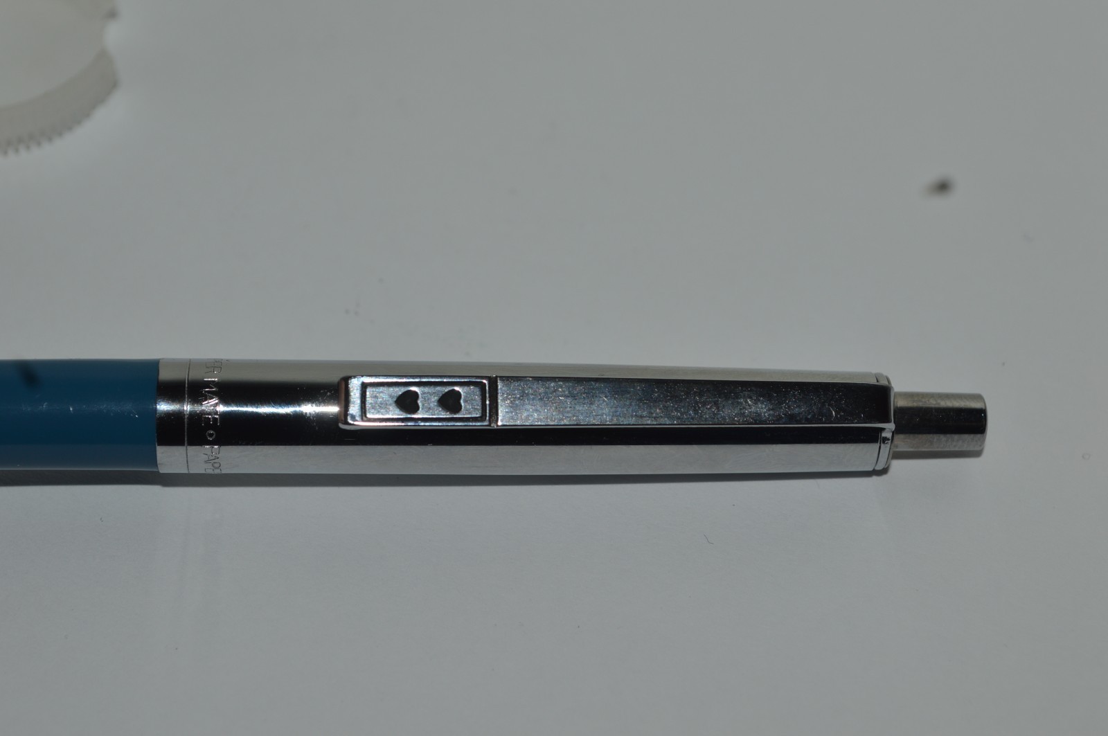 PAPER MATE Profile #2 Reg Grip Ball Pen NOS Blue Barrel Made In Mexico 1990’s