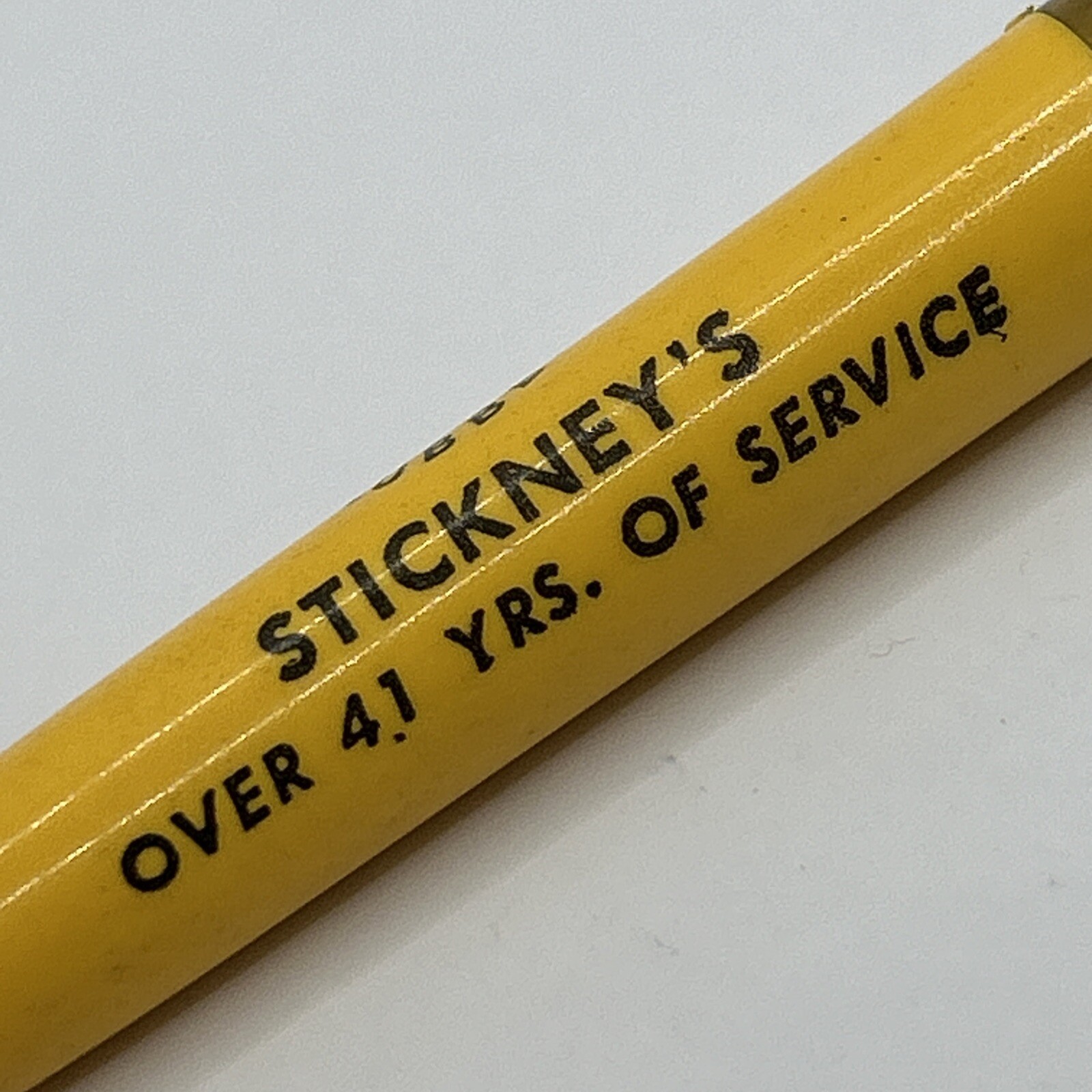 VTG c1950s Ballpoint Pen UNITED STATES RUBBER STICKNEY’S Sidney, NE