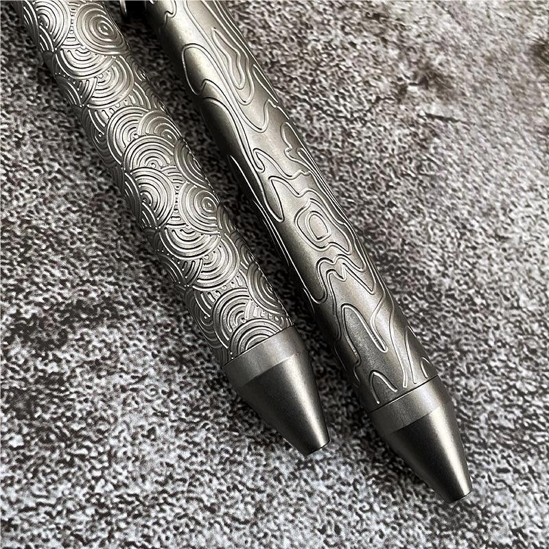 Titanium Alloy Ballpoint Pen Business Writing Signature Pen EDC Multi-tools Gift
