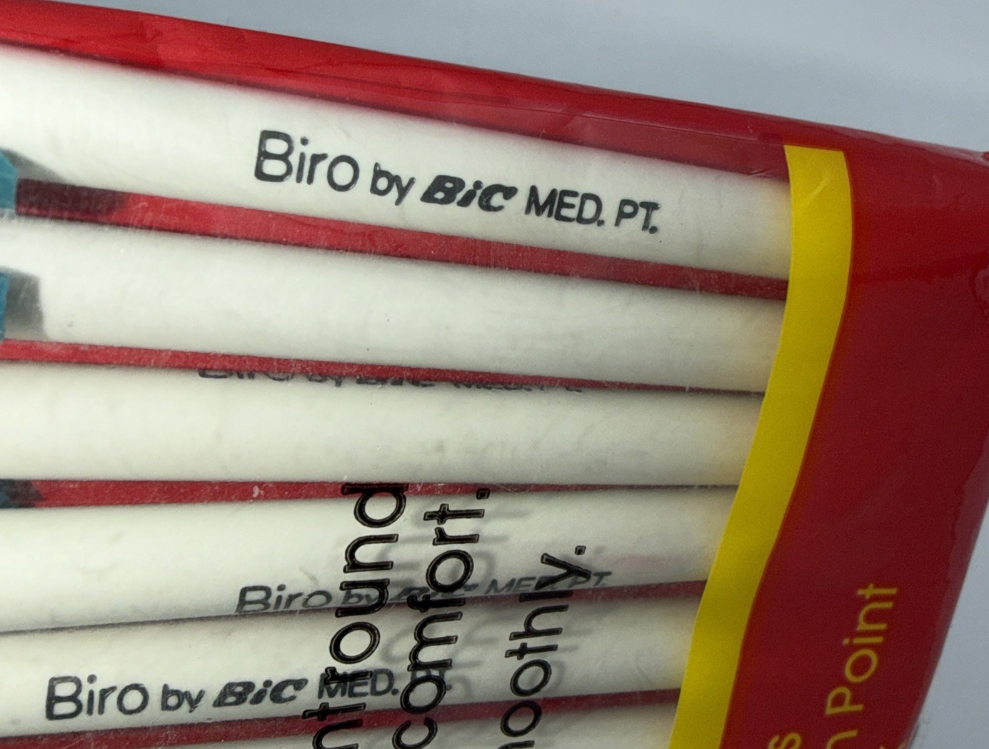1982 Bic Biro Blue Medium Point Ball Pens 10 Pack USA New Old Stock Sealed