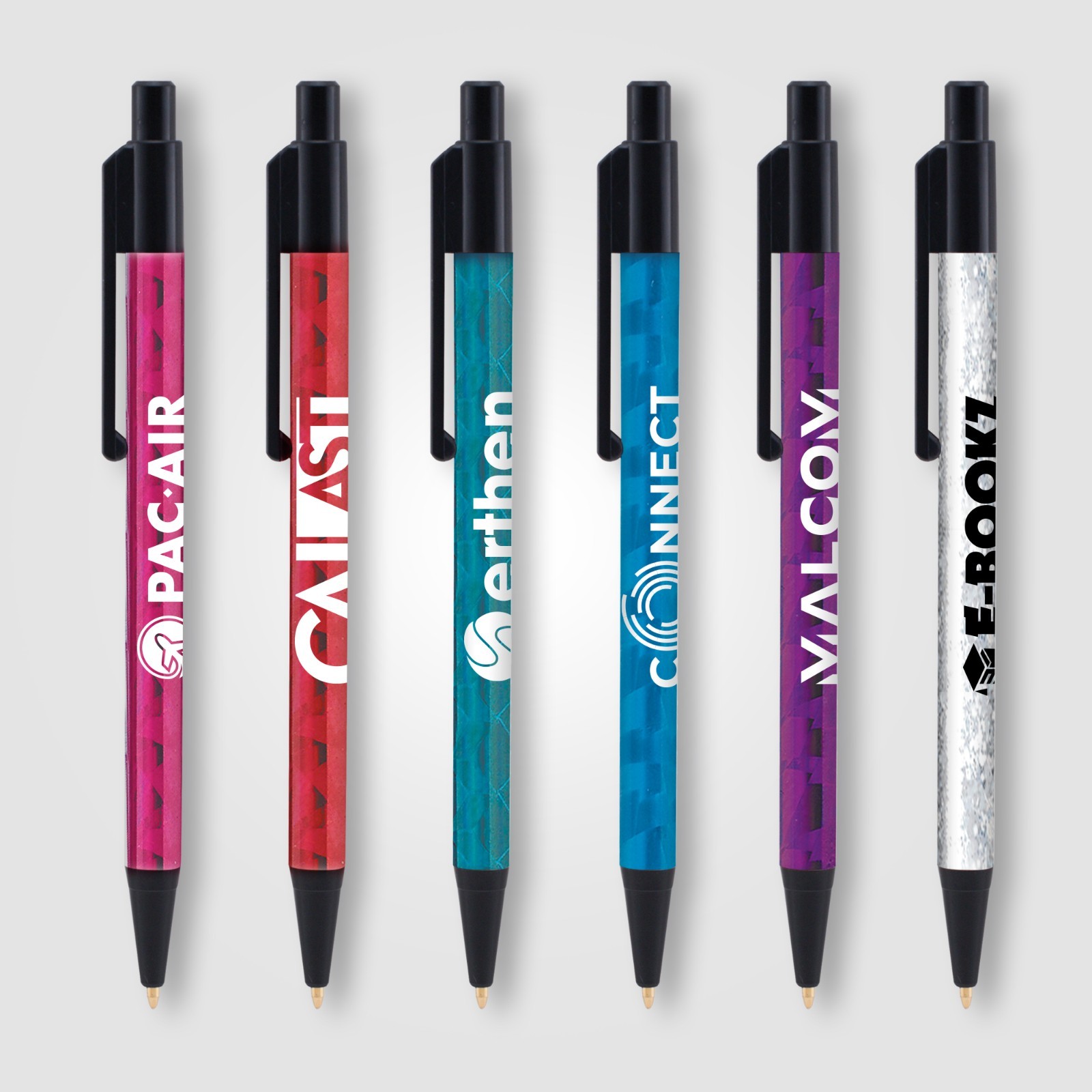 250 Pens with large print area for custom logo/imprint in full color
