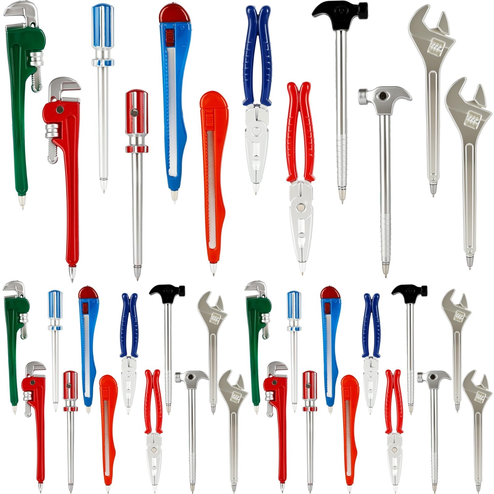 36 Pcs Fun Tool Ballpoint Pens – Novelty Hardware Design for School & Office Sup