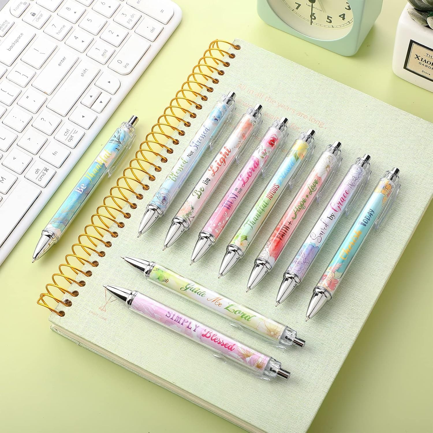 10 Pcs Christian Pens for Women Religious Ink Pens Easter Gifts Inspirational…