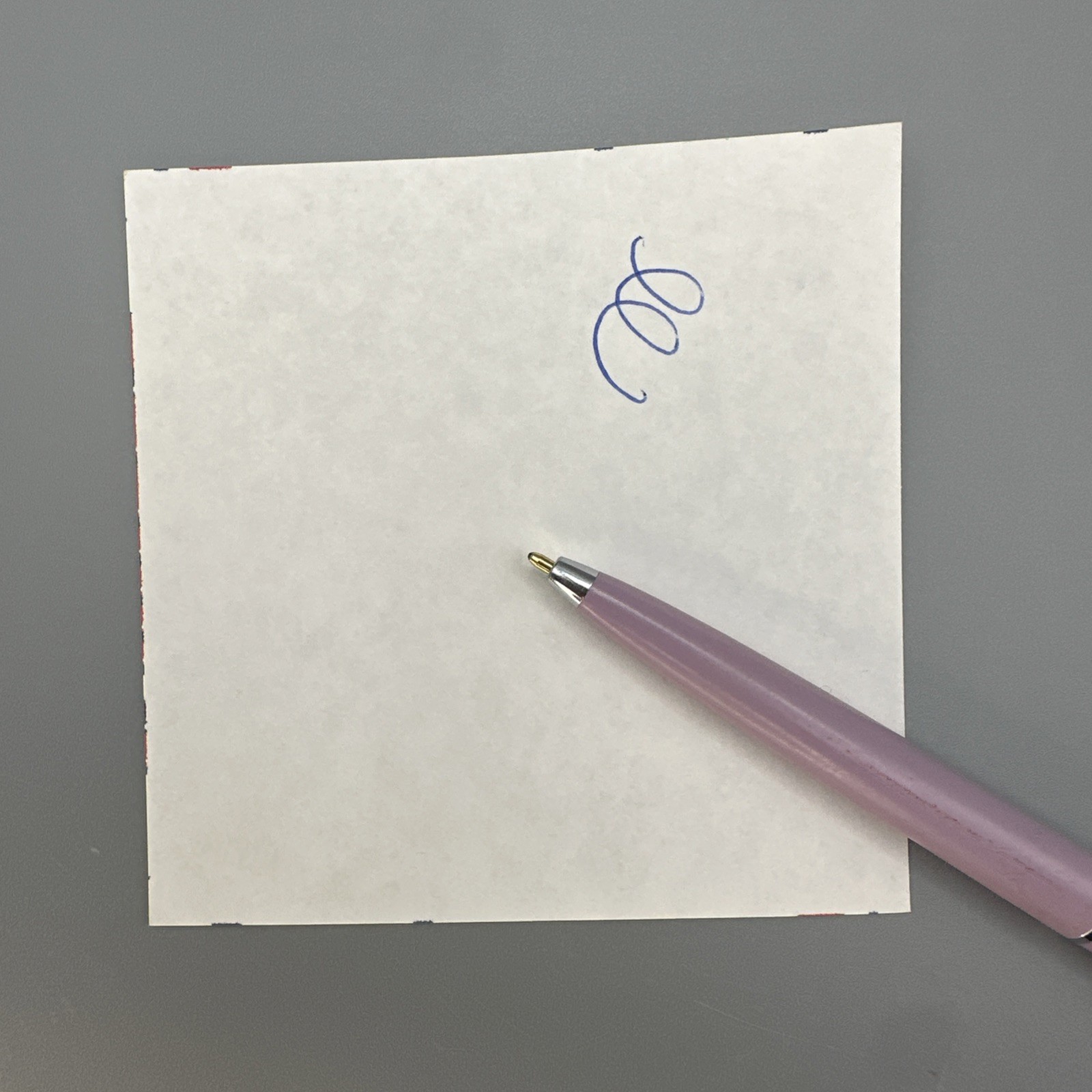 Paper Mate Vintage Double Heart Ninety Eight Lilac Ball Pen USA NEW INK 1271