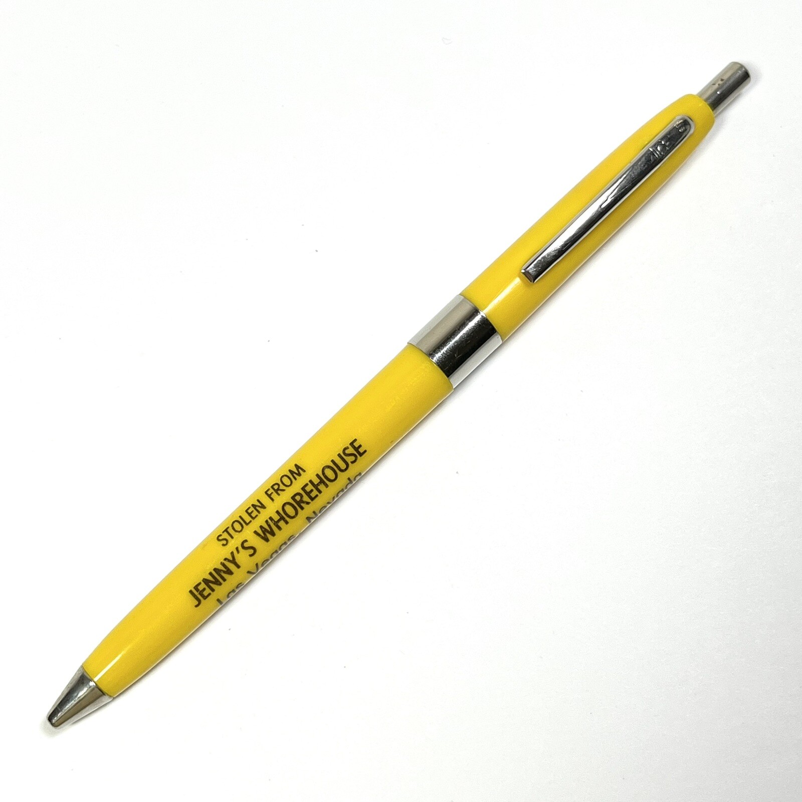 Vintage JENNY’S WHOREHOUSE Ballpoint Pen Las Vegas NV, If Jenny’s Not In Beat It