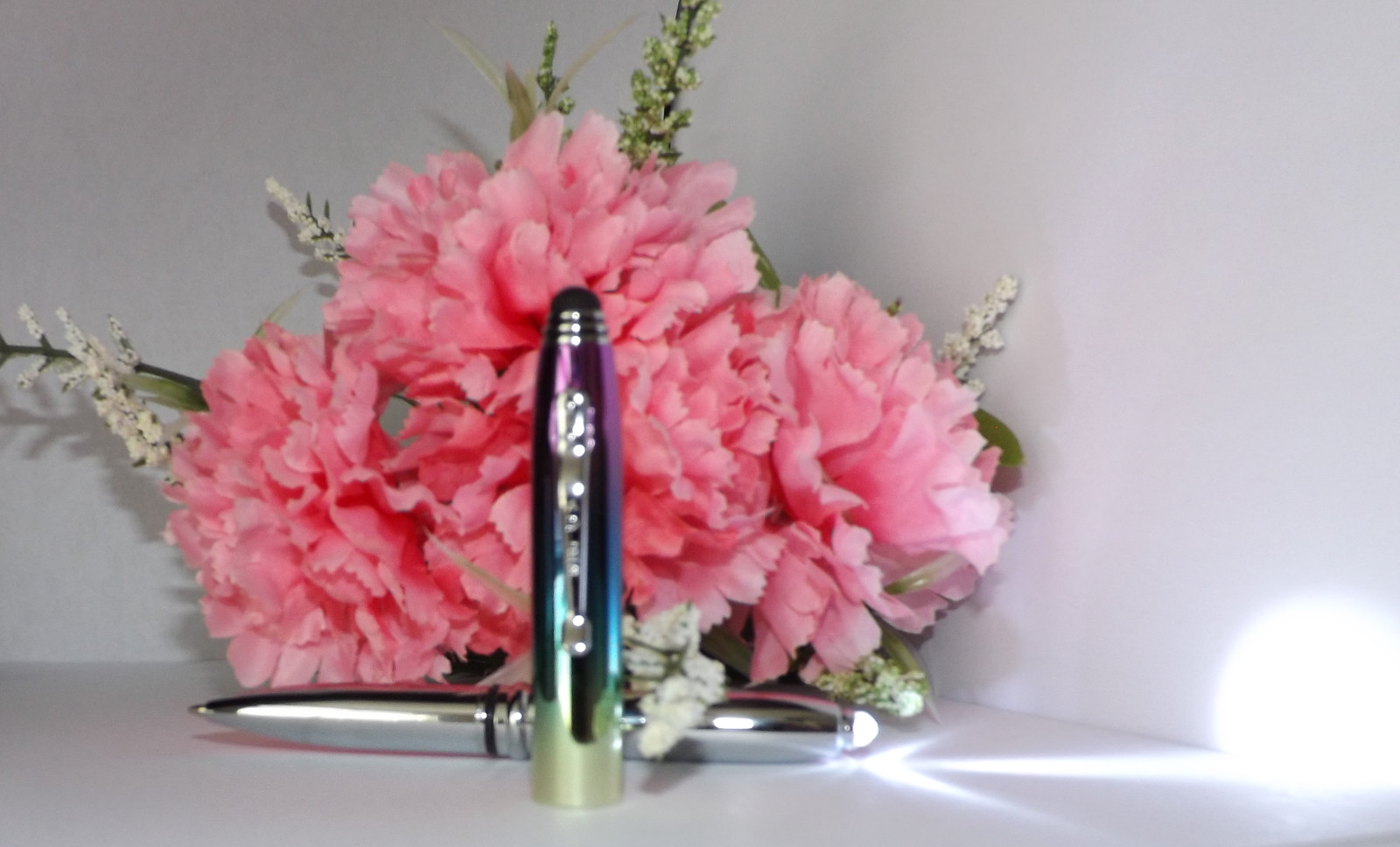 3 in 1 Crowne Triple – Rainbow Stylus Pen LED Flashlight ePen HIGH QUALITY