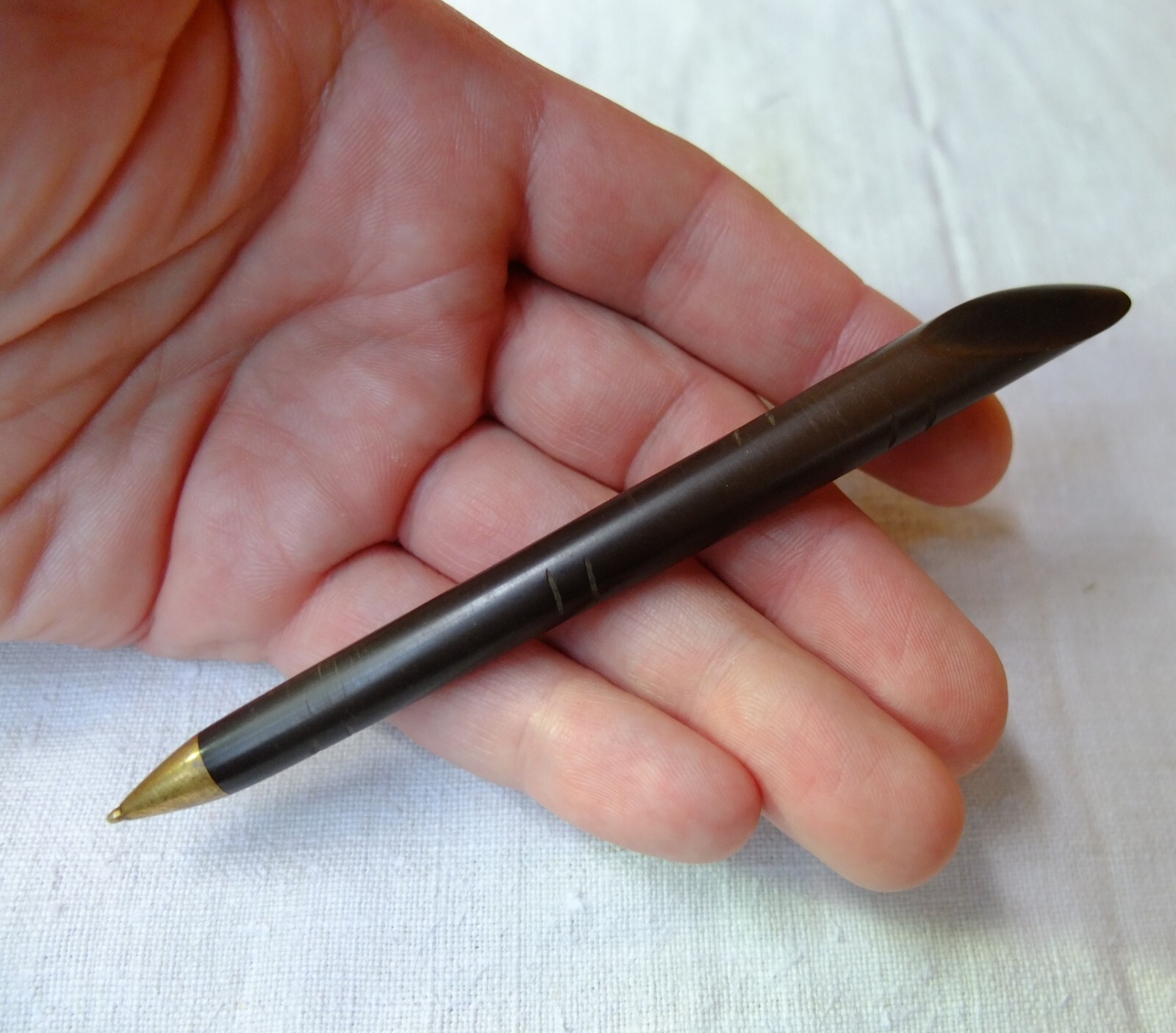 Vintage Soviet ballpoint pen, USSR 60s, possibly bakelite, good condition, RARE