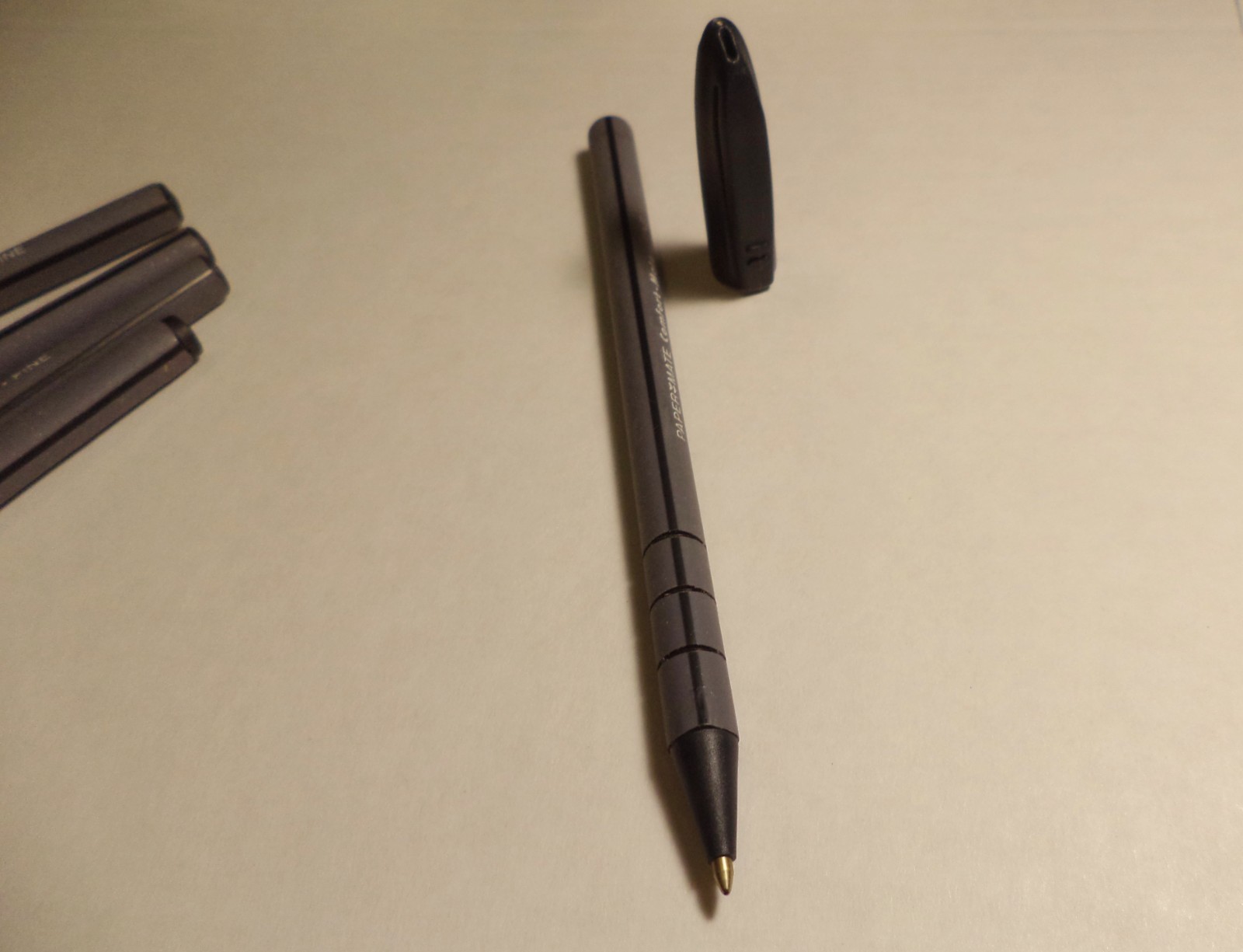 VTG LOT OF 5 PAPER MATE COMFORT MATE FINE BALLPOINT PENS ALL WRITE FREE SHIPPING