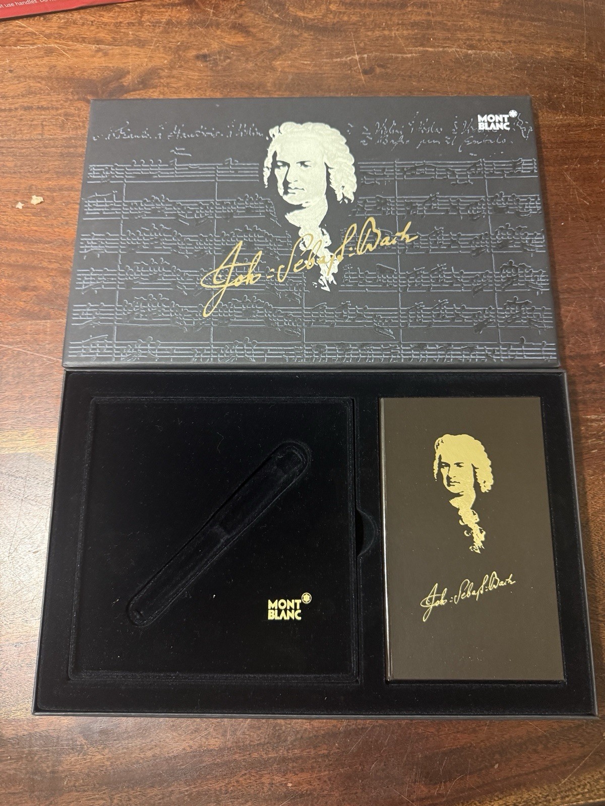 World limited 8000 montblanc Johann Sebastian Bach Box and booklet no pen