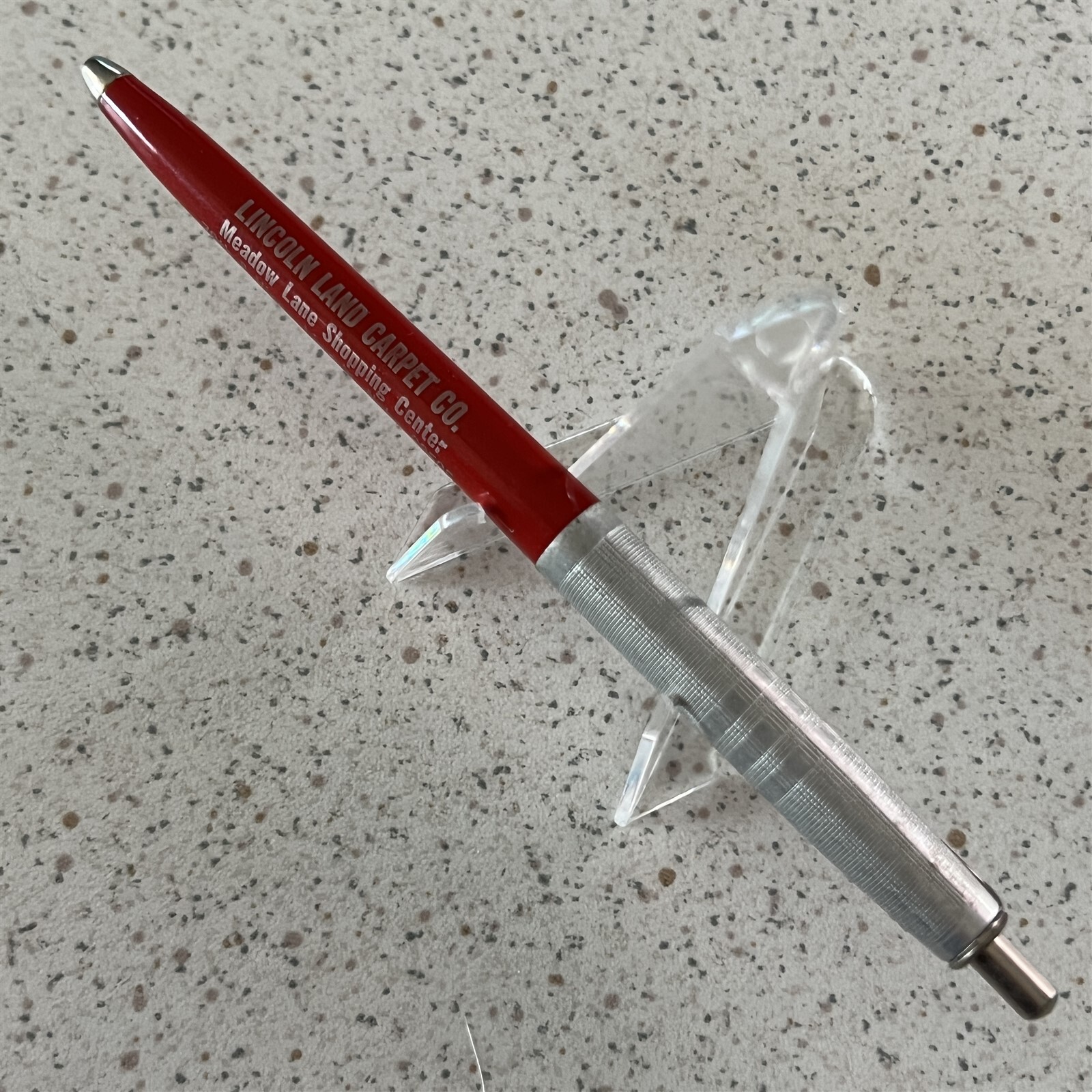Lincoln Land Carpet Co Nebraska Vintage Ballpoint Pen #20125