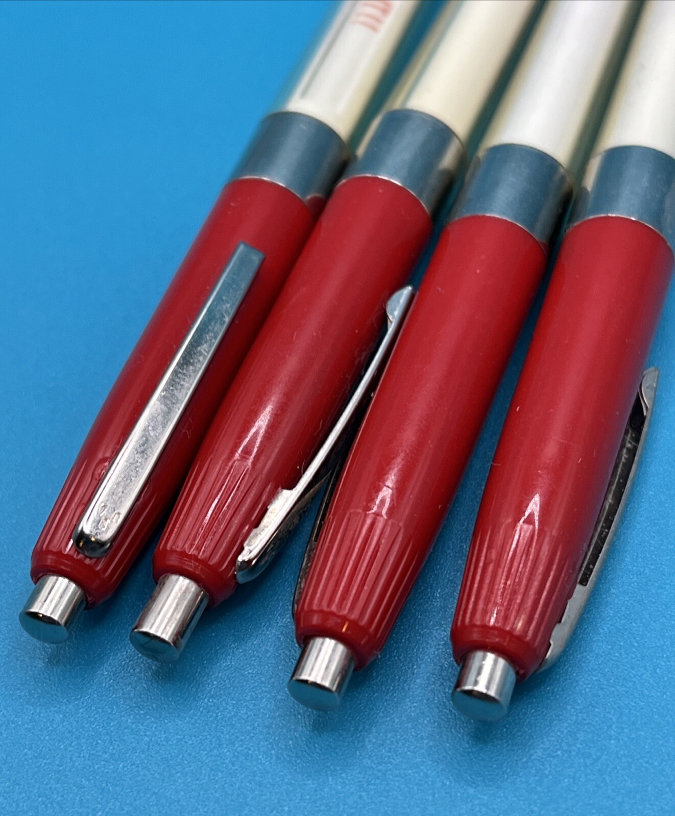Vintage Advertising Pen United States Steel Any Pipe Any Time We Mean It Lot (4)