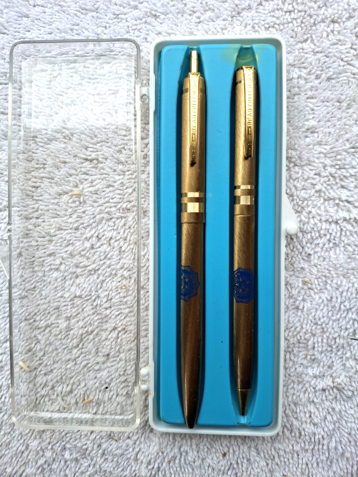 Vintage Readyriter American Legion Advertising Pen & Pencil Set NO Ink