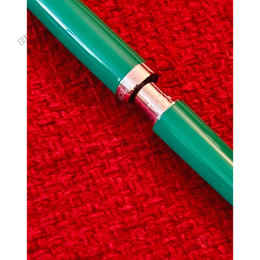 ROLEX Green Emerald Emblem Twist Ballpoint Pen AD VIP Gift