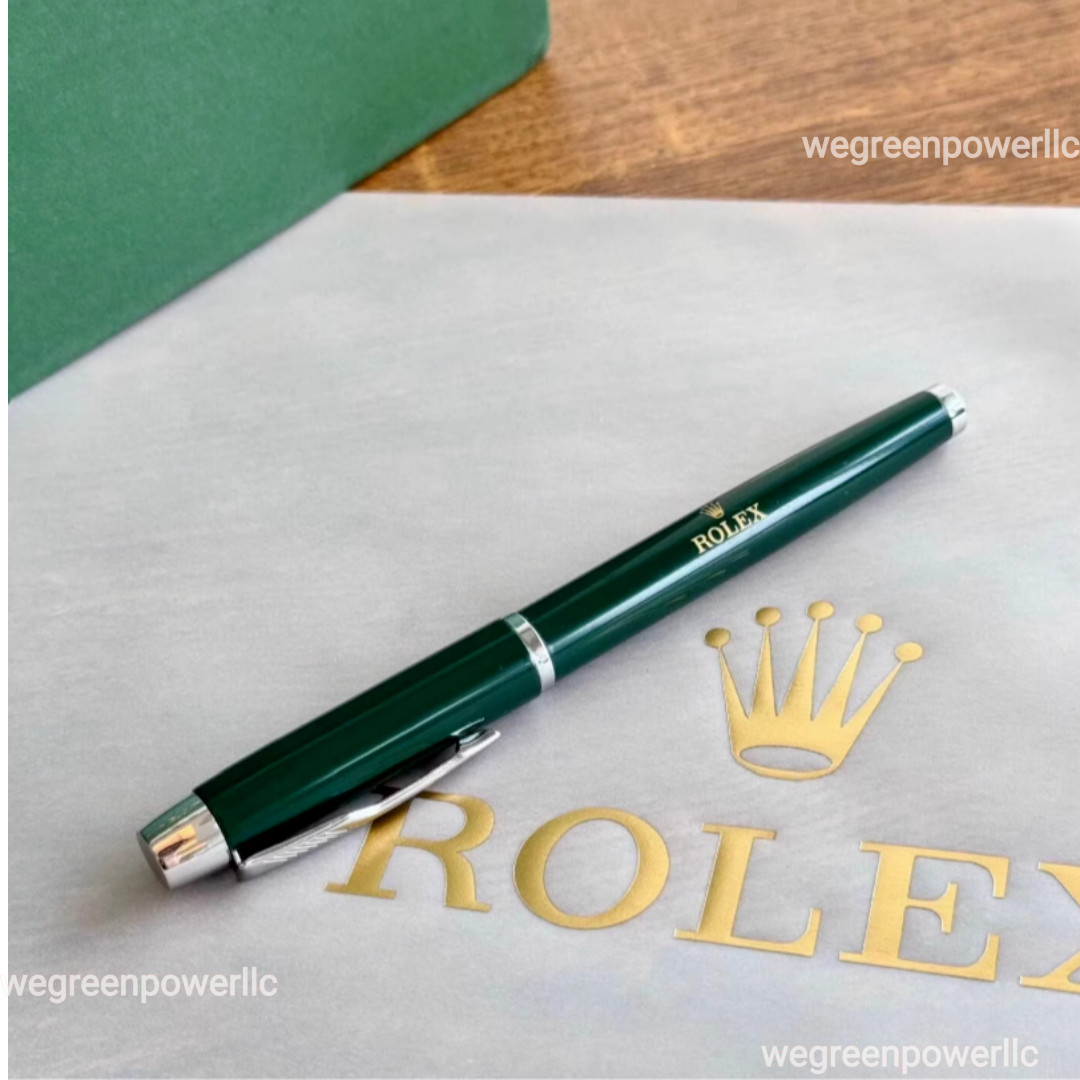 Rolex Green Executive Gift Set Pen Journal Umbrella VIP Luxury Rare New With Box