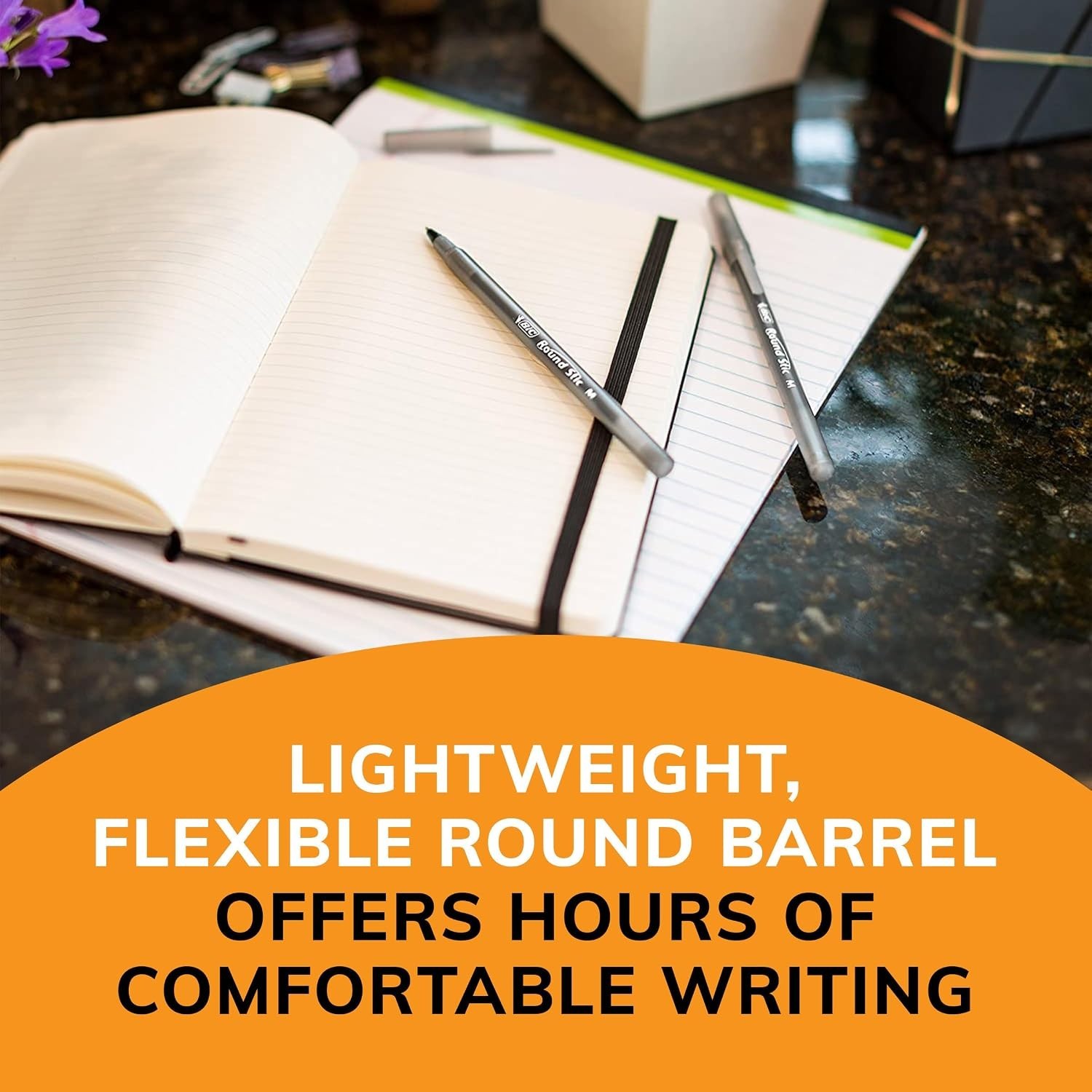 Round Stic Xtra Life 60-Count Assorted Ballpoint Pens – Smooth Writing & Comfort