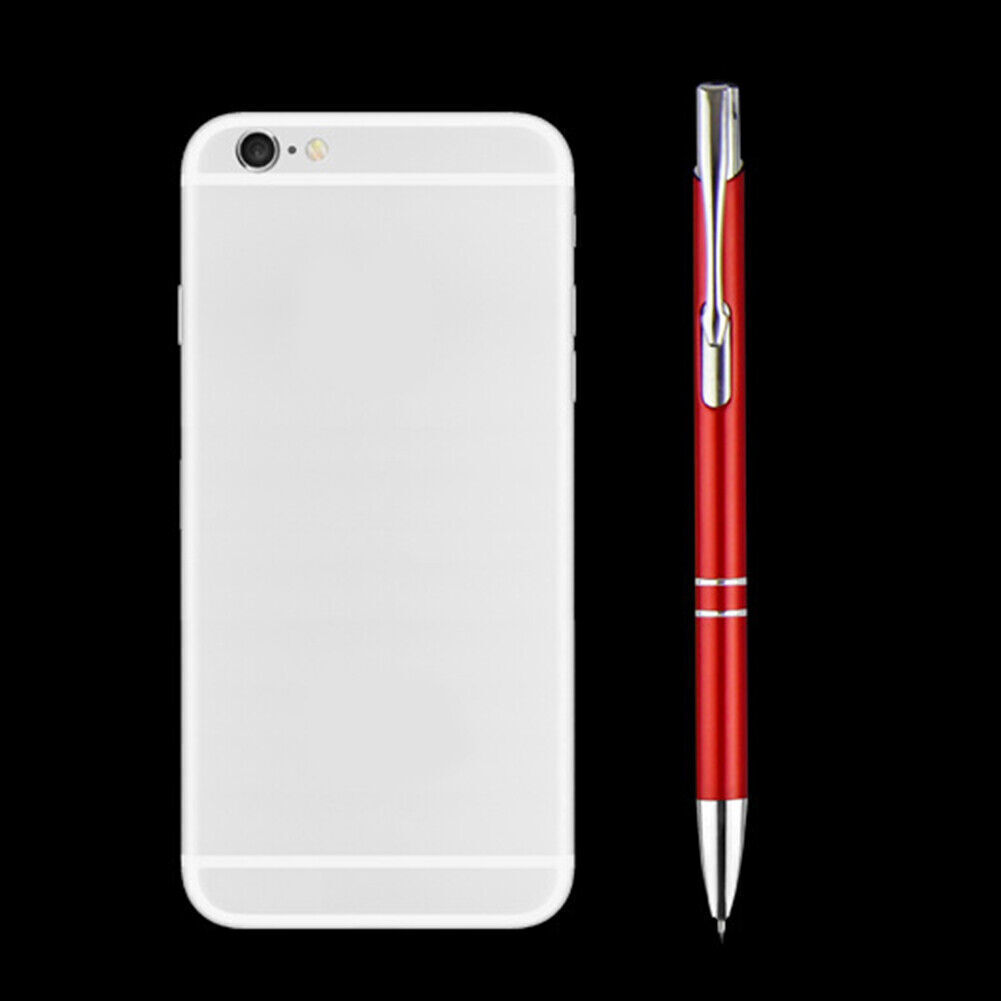 Luxury Full Metal Ballpoint Pen 1mm Black Ink Gel Pen Office Writing Stationery