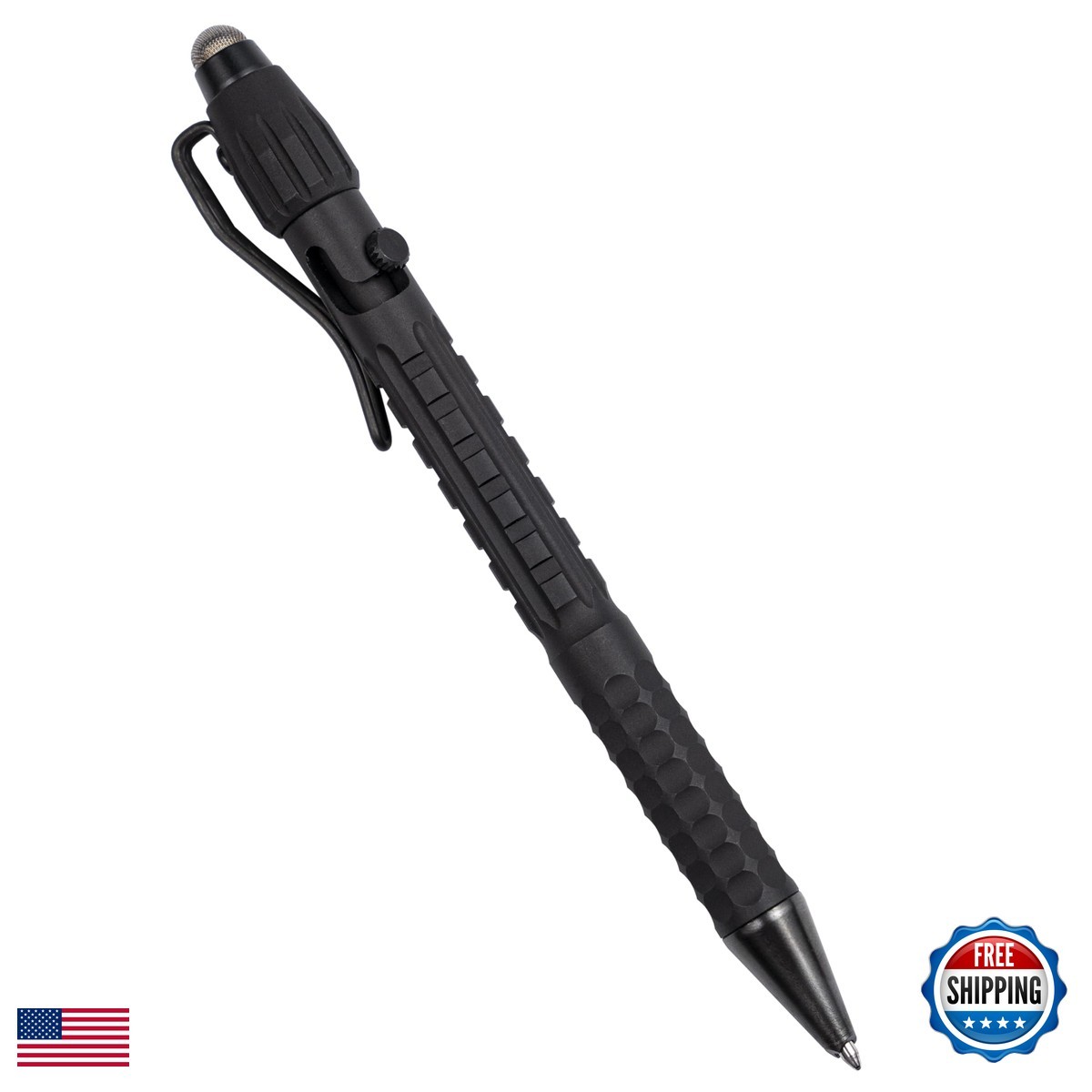Rite in the Rain AO50S Metal Tactical Pen with Stylus, Bolt-Action Clicker