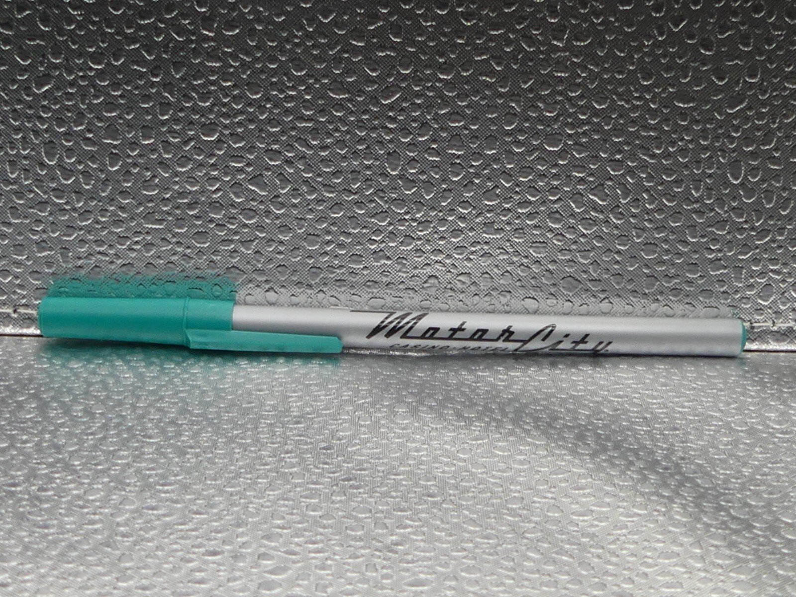 Motor City Casino Hotel Gray Light Blue Bic Advertising Mexico Ballpoint Pen