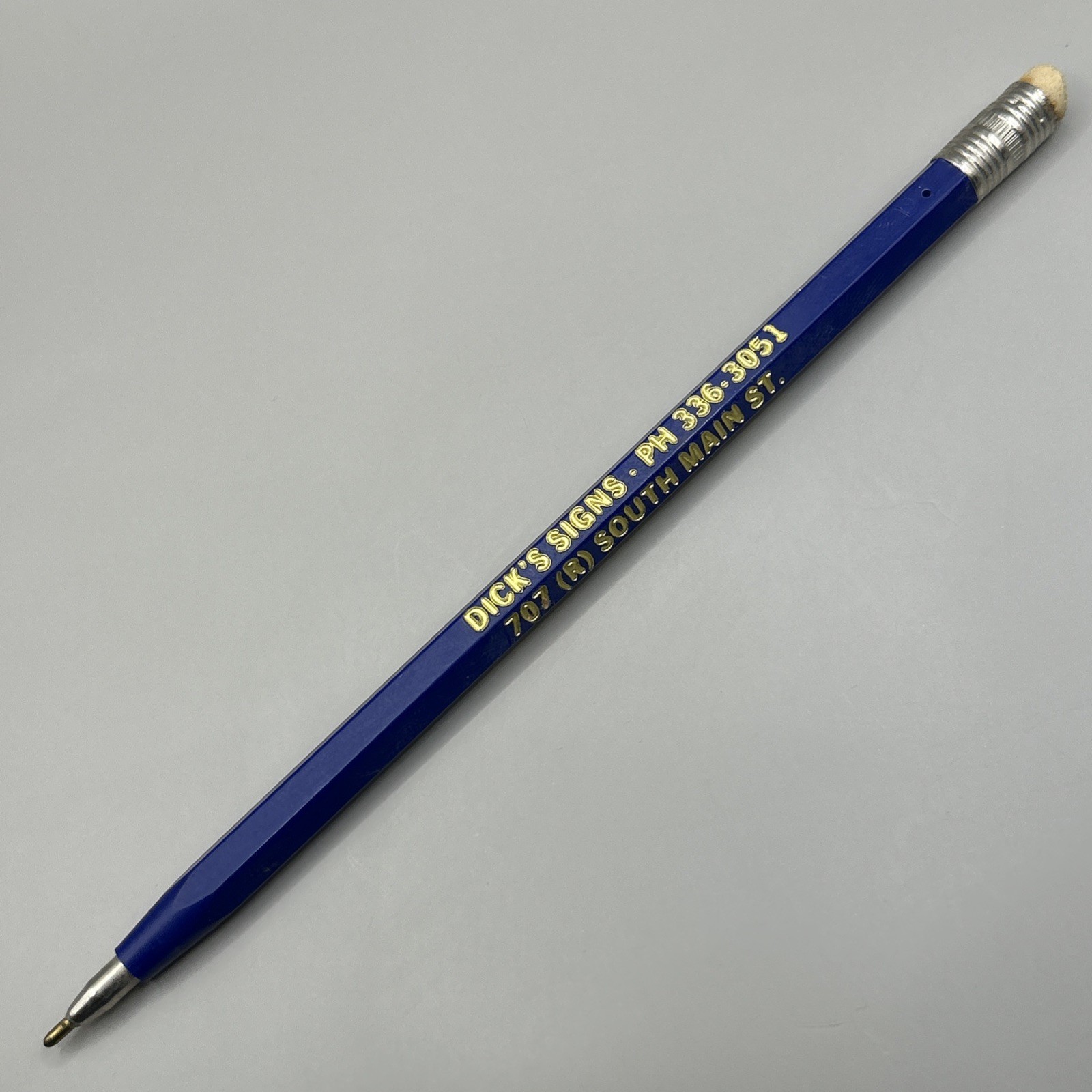 VTG Ballpoint Stick Pen DICK’S SIGNS Chincoteague VA