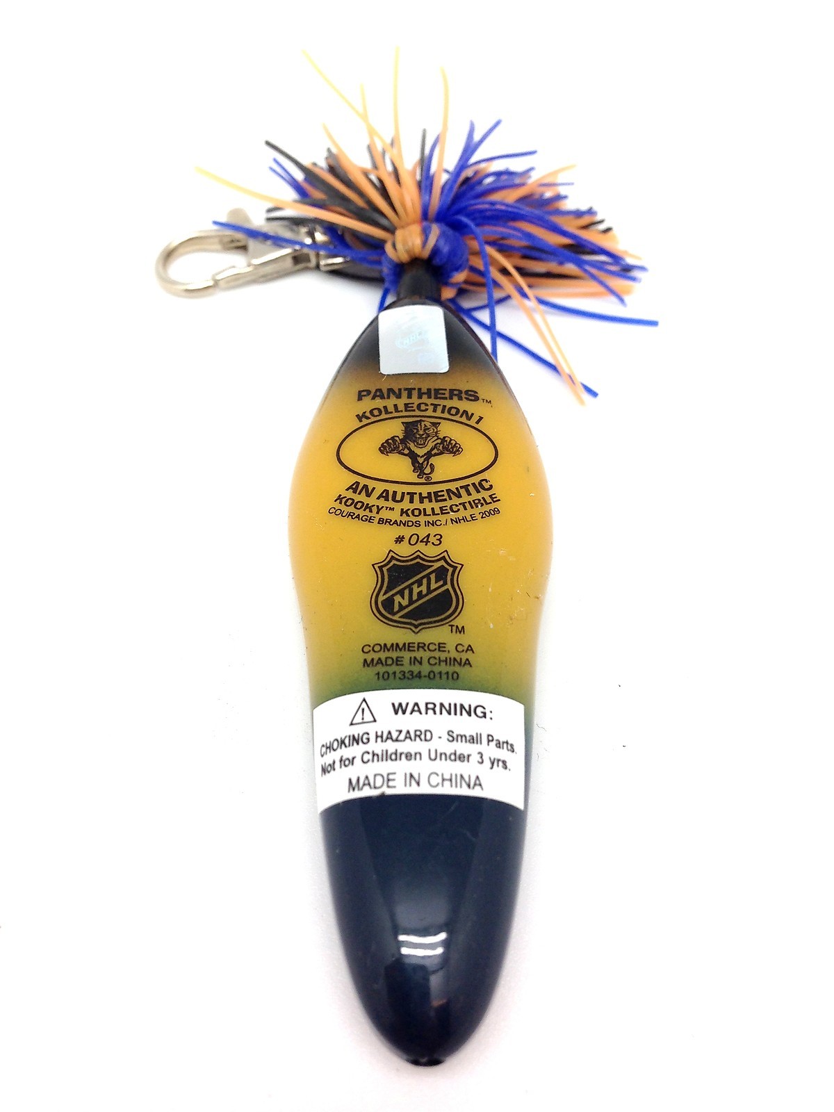 NHL Florida Panthers Kooky Klicker Kollectible Pen Key Clip Blue Unisex Series 1