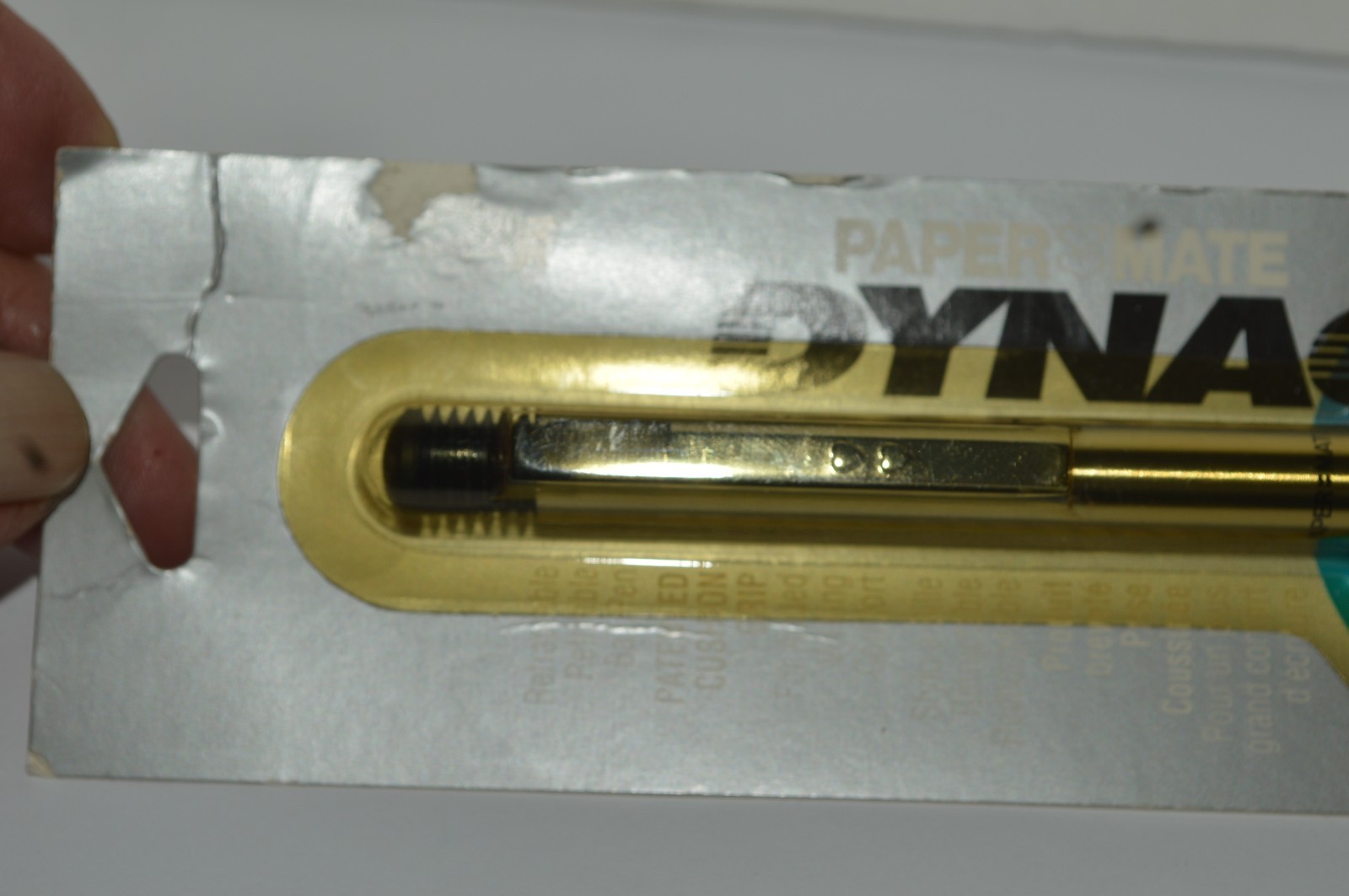 Paper Mate DYNAGRIP RT50 Ballpoint Pen Stainless Steel Made In Japan MOC Ca 1991