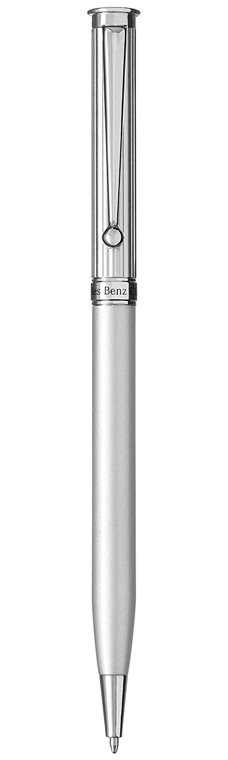 Mercedes Benz Ballpoint Pen Black Ink Official Product Gray Metal Frame