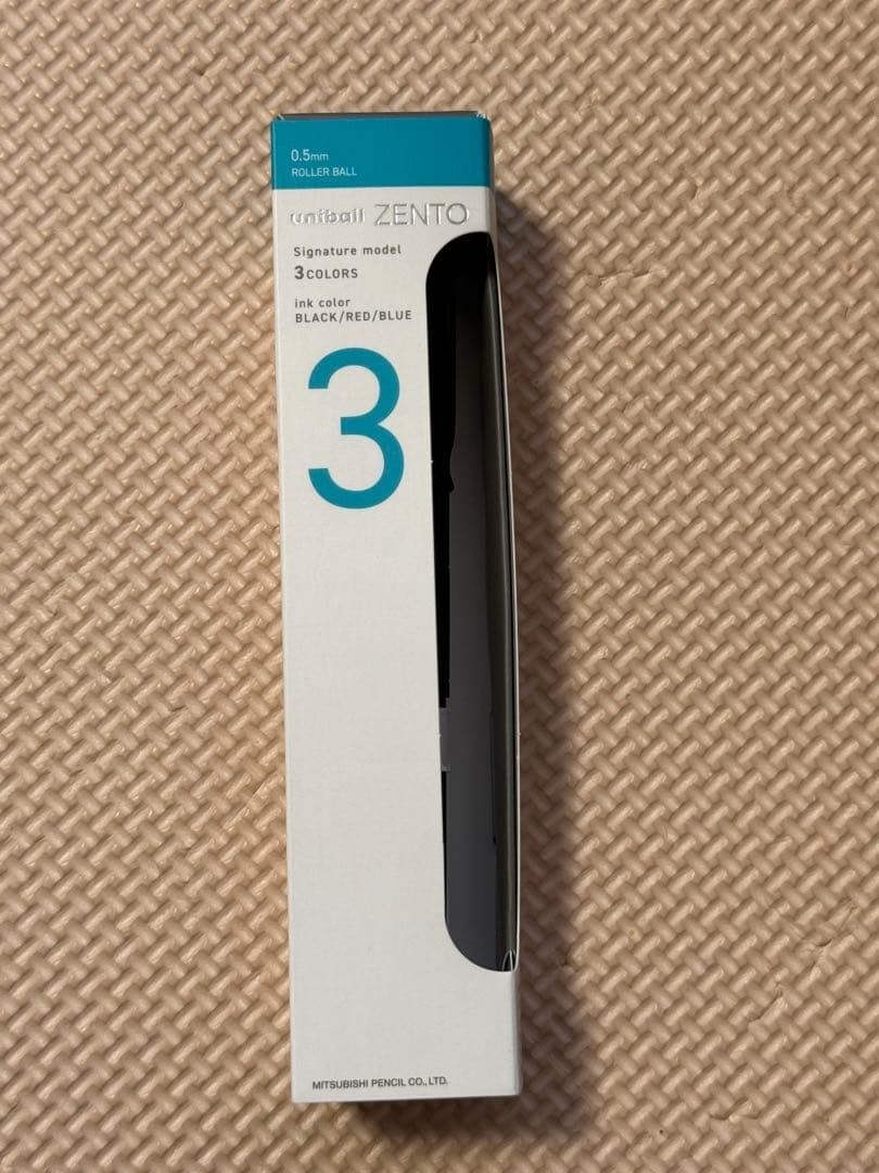 Uniball ZENTO Signature Model 3 Color Ballpoint Pen 0.5mm M-Black Japan