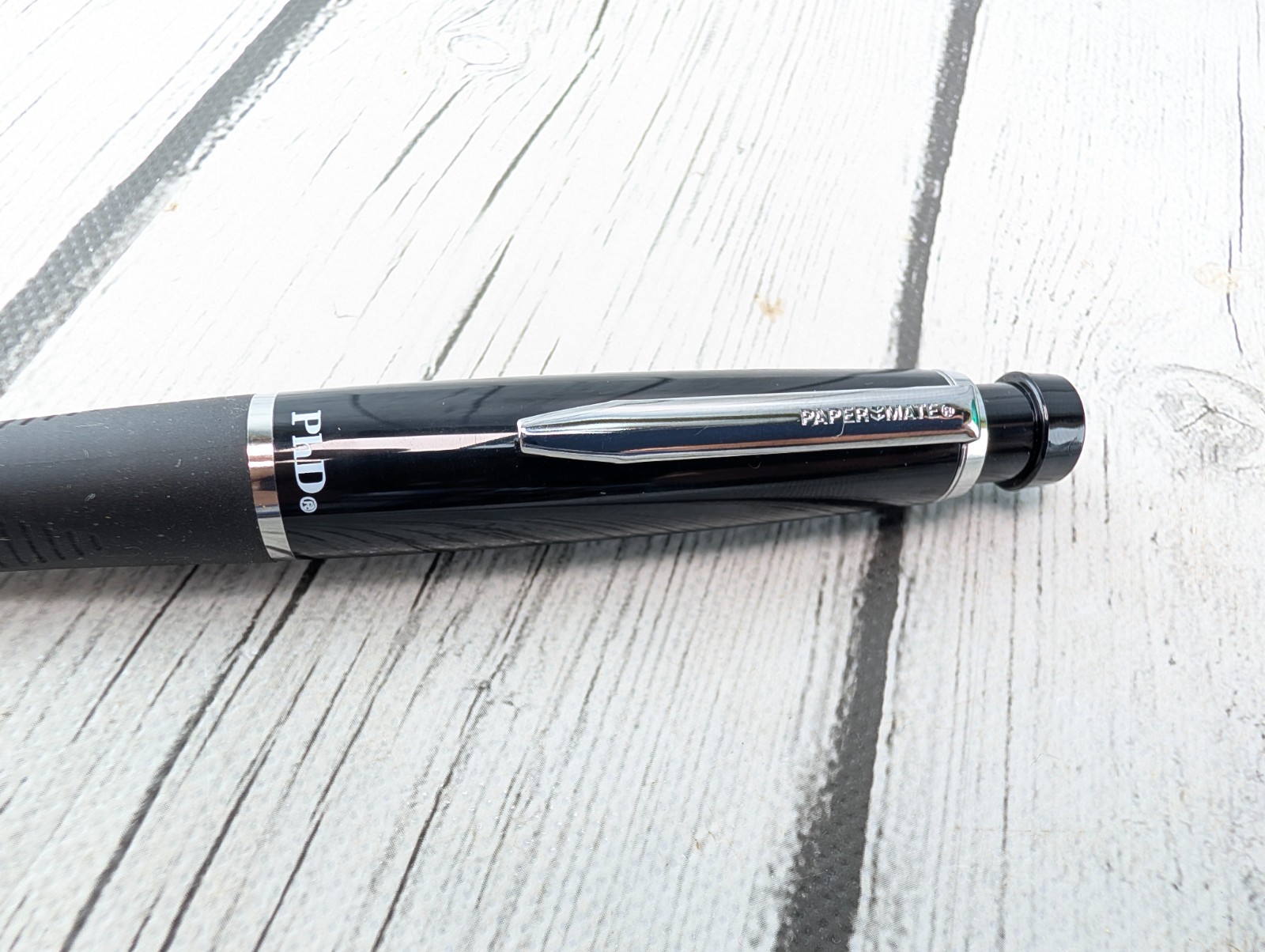 Paper Mate PhD Black Ball Point Pen 1.0mm Black Ink New Old Stock