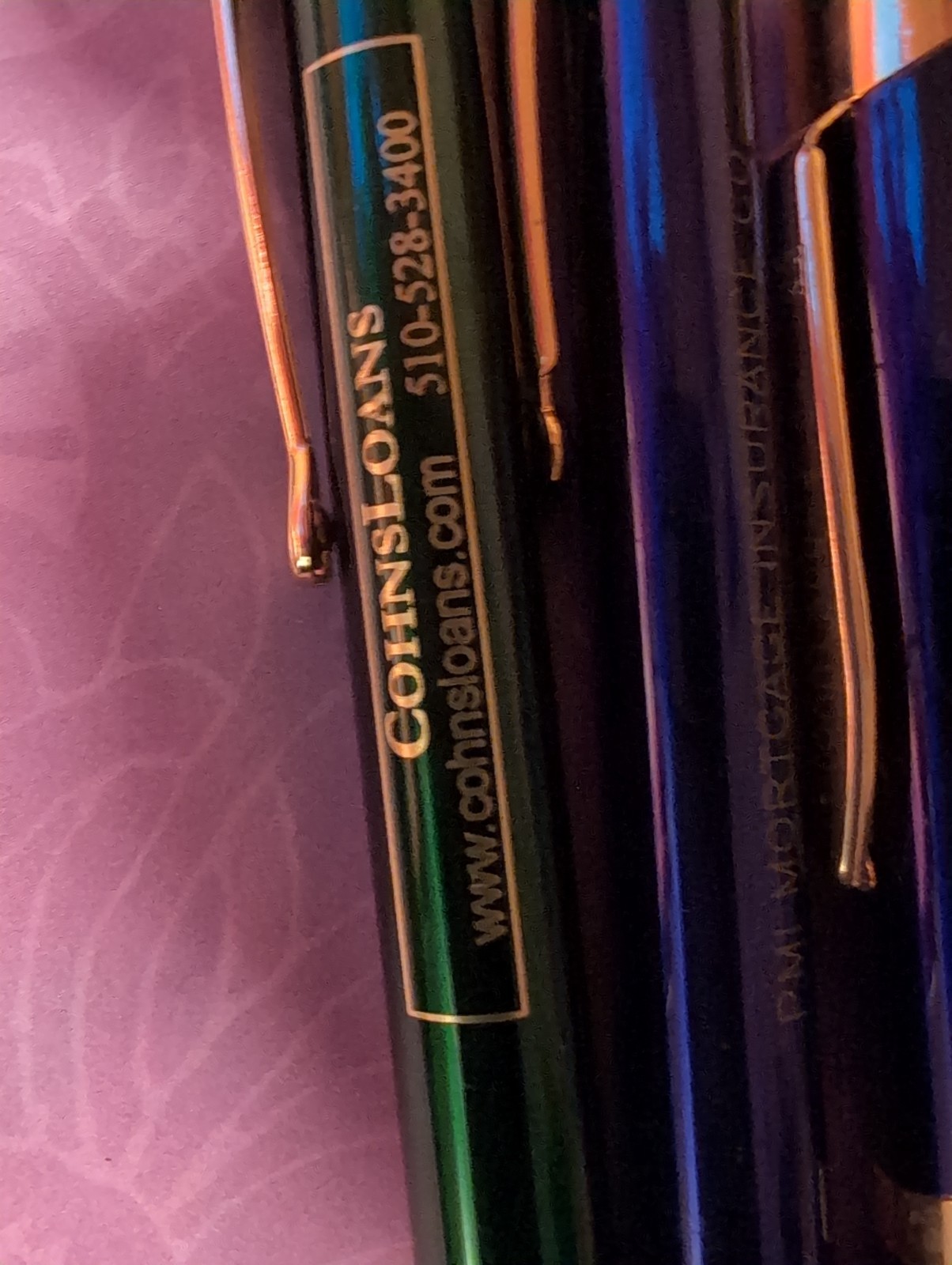 Pen Lot of Pens Finance Mortgage Title Company Weighted Metal And Plastic Lot 10