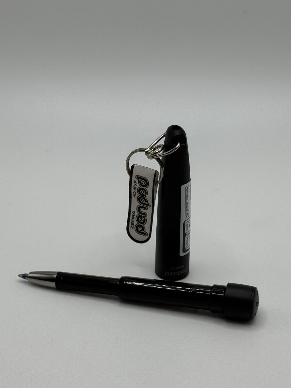 Zebra Penpod Mini Keychain Pen W/original tags, Needs Ink Made In Japan