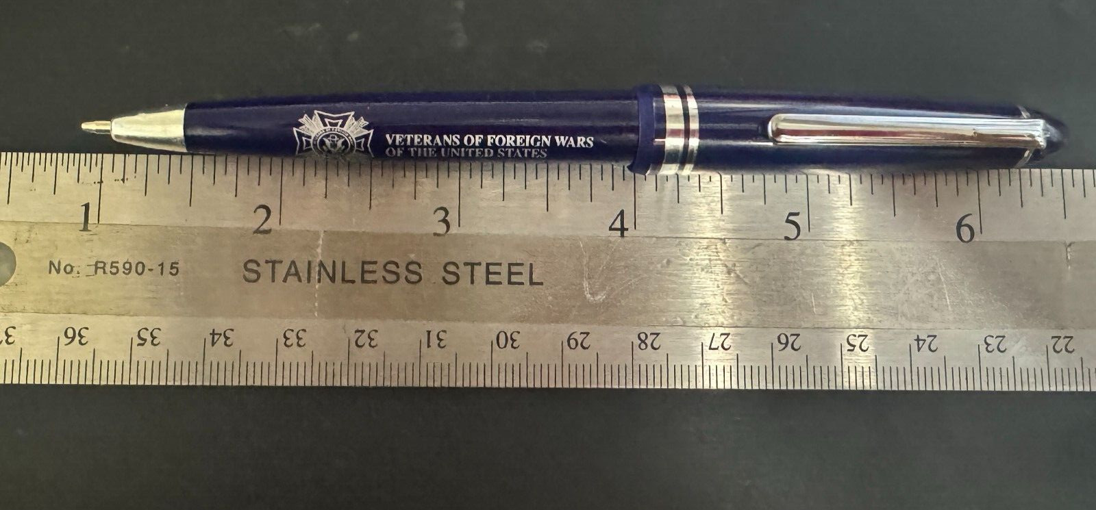 Veterans of Foreign Wars of the United States Ballpoint Pen, Blue /Vintage
